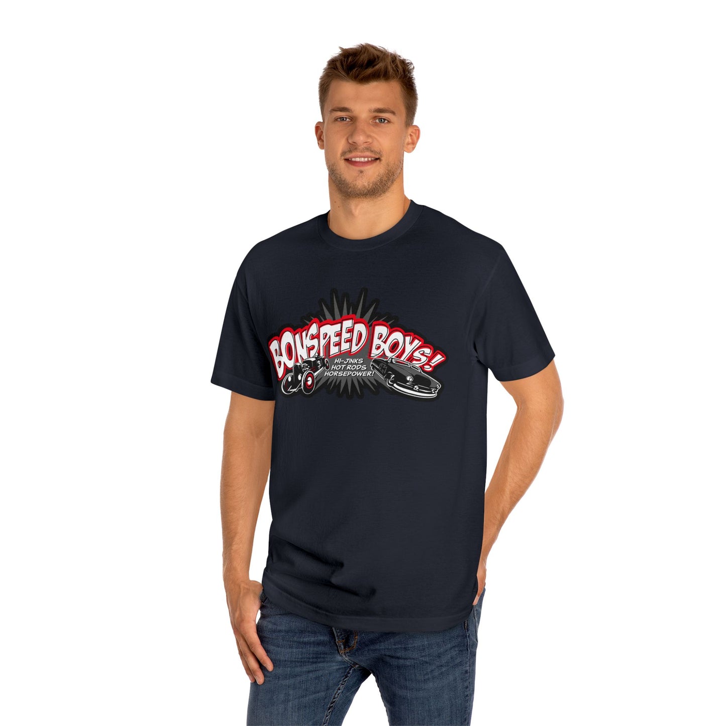 bonspeed Boys Graphic Hot Rod T-shirt, Live the bonspeed Street Wear Lifestyle
