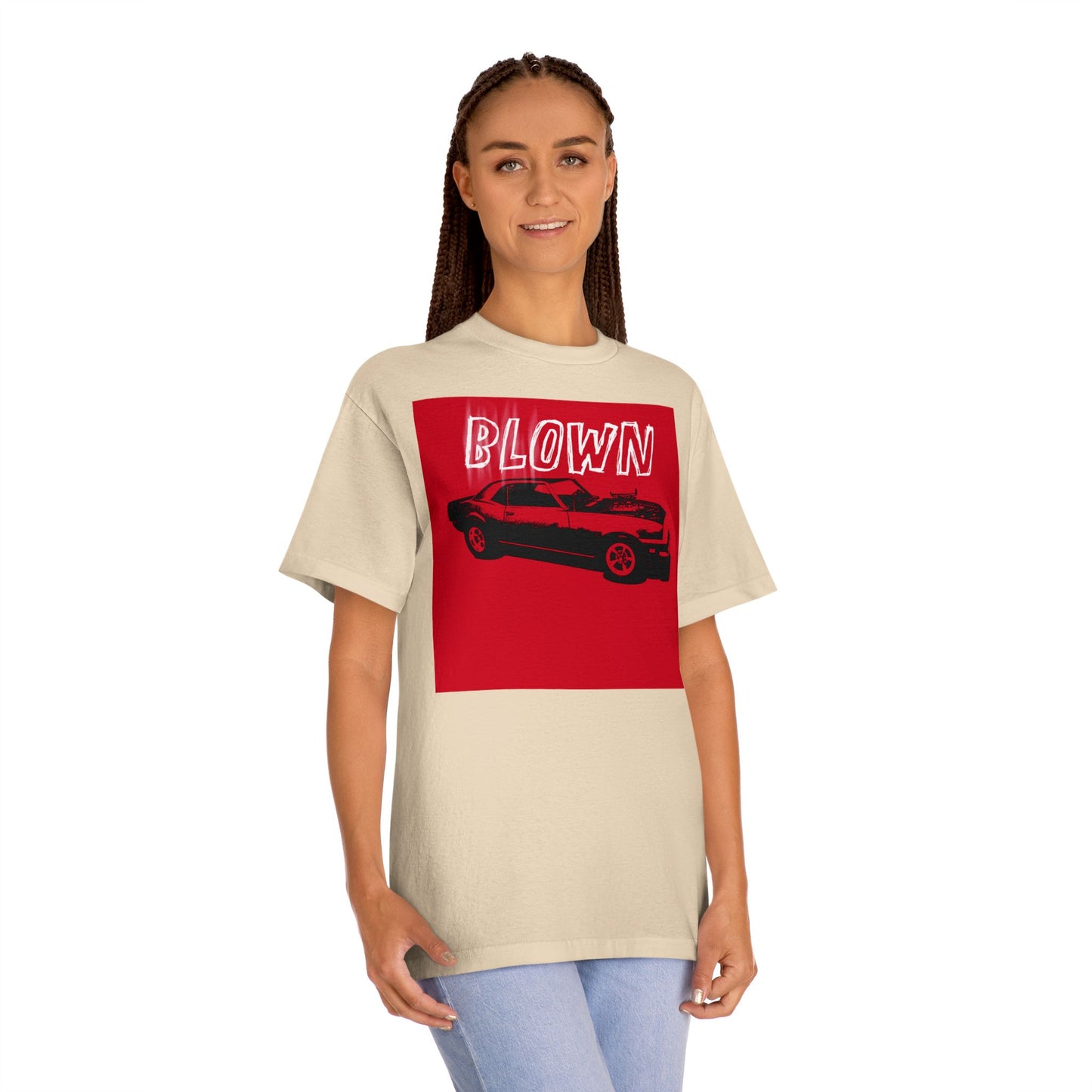 Blown Camaro Car Tee, Muscle Car T-Shirt, bonspeed Original, White, Sand, Black
