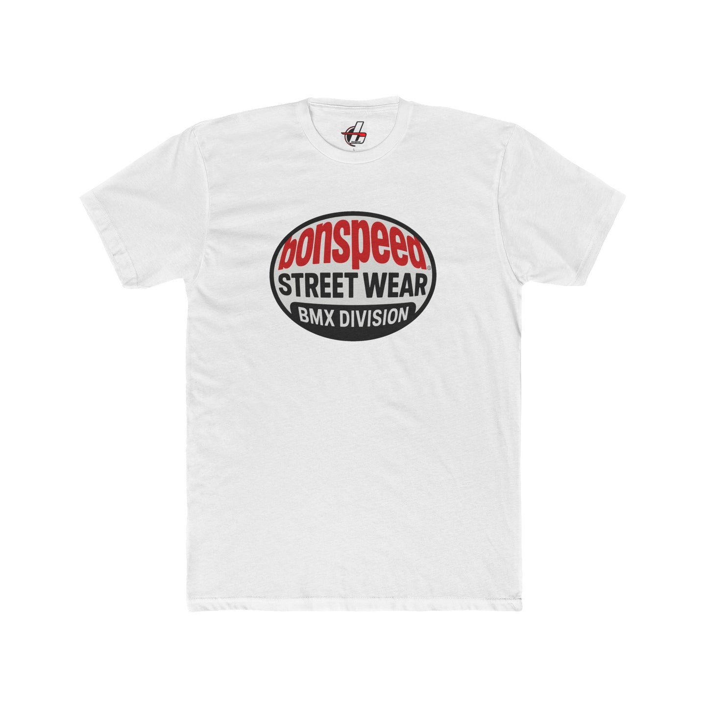 Bonspeed Street Wear BMX Division Tee — Retro Graphic T-Shirt, Old School Vintage Fisheye BMX