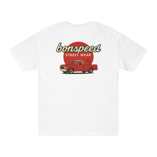 Classic C10 Pickup bonspeed Streetwear, Vintage Red Pickup Truck Graphic, American Standard T-Shirt