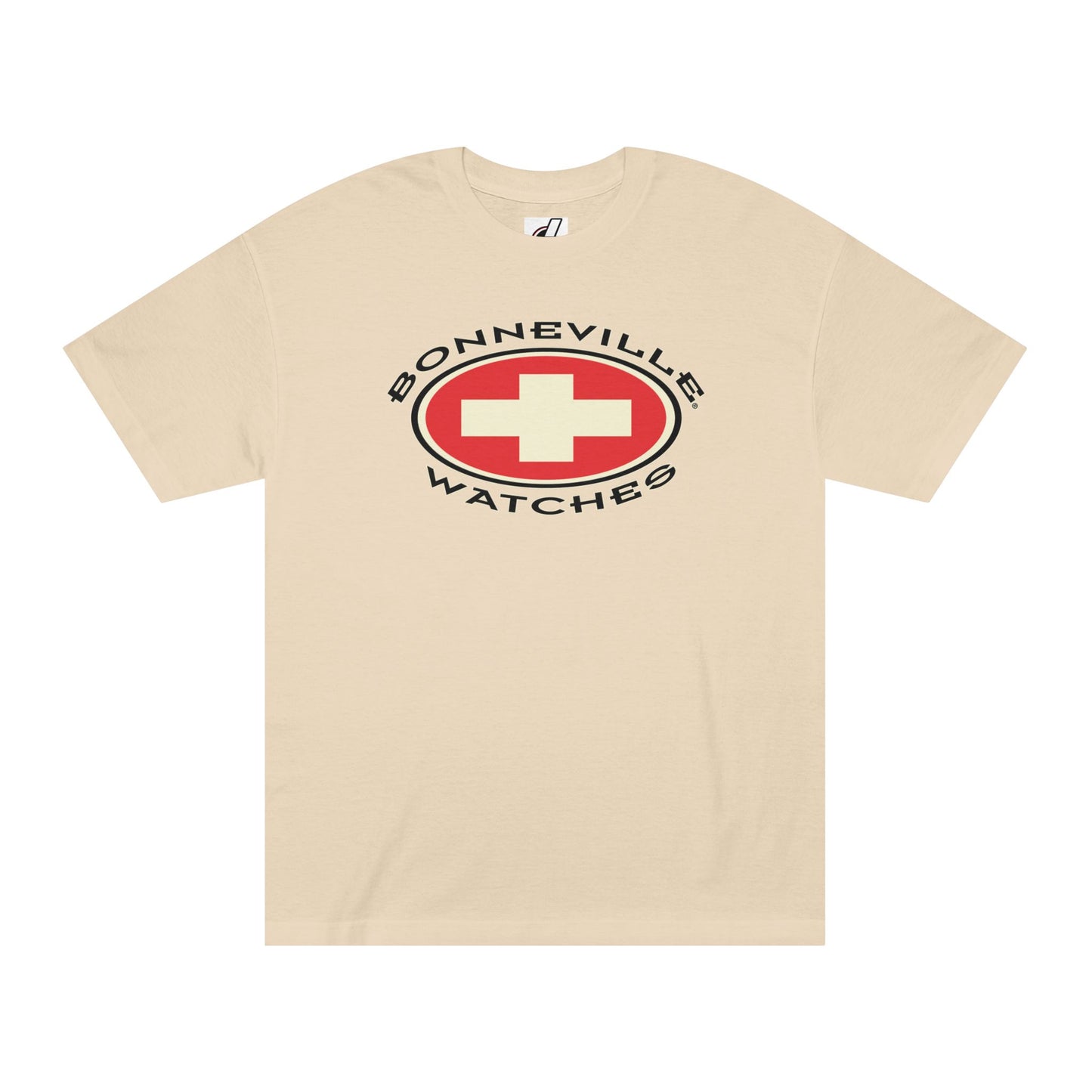 Bonneville Swiss Watches Classic Tee, Swiss Made logo Bonneville Chronograph
