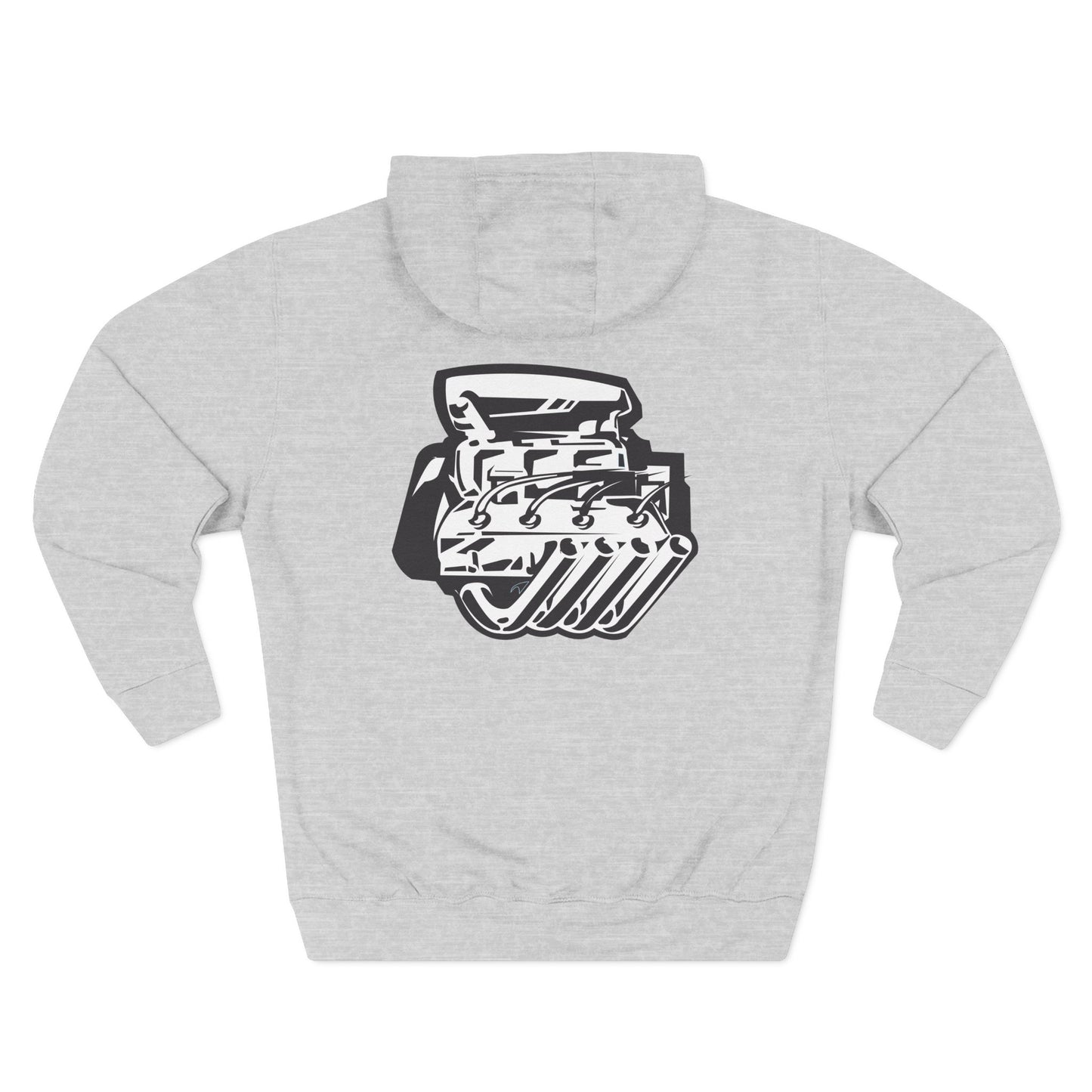 Hemi Horsepower Fleece Hoodie, Top Fuel Motor, Drag Racing, bonspeed Street Wear