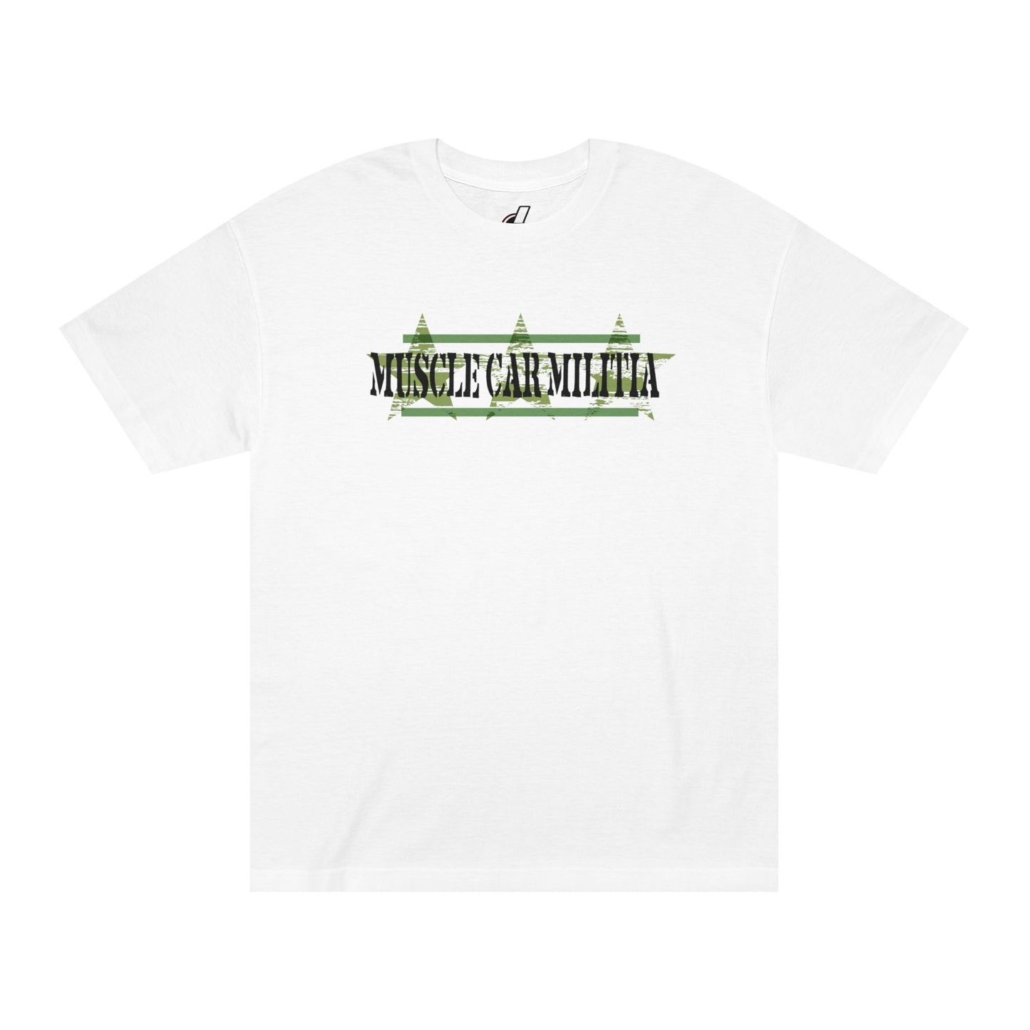 Muscle Car Militia Tee, Graphic Unisex T-Shirt for Muscle Car Lovers