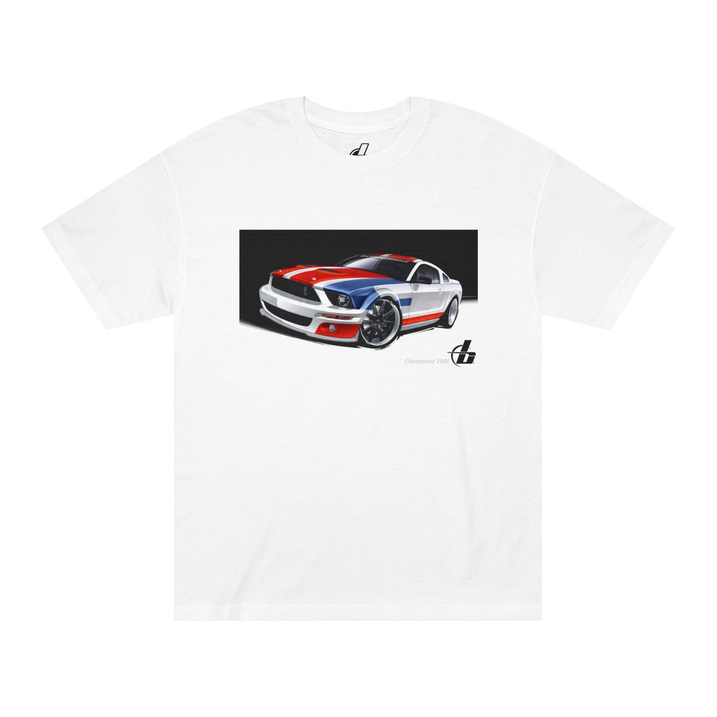 bonspeed Concept Mustang Graphic T-Shirt, Retro Car Shirt, Automotive Gift Tee