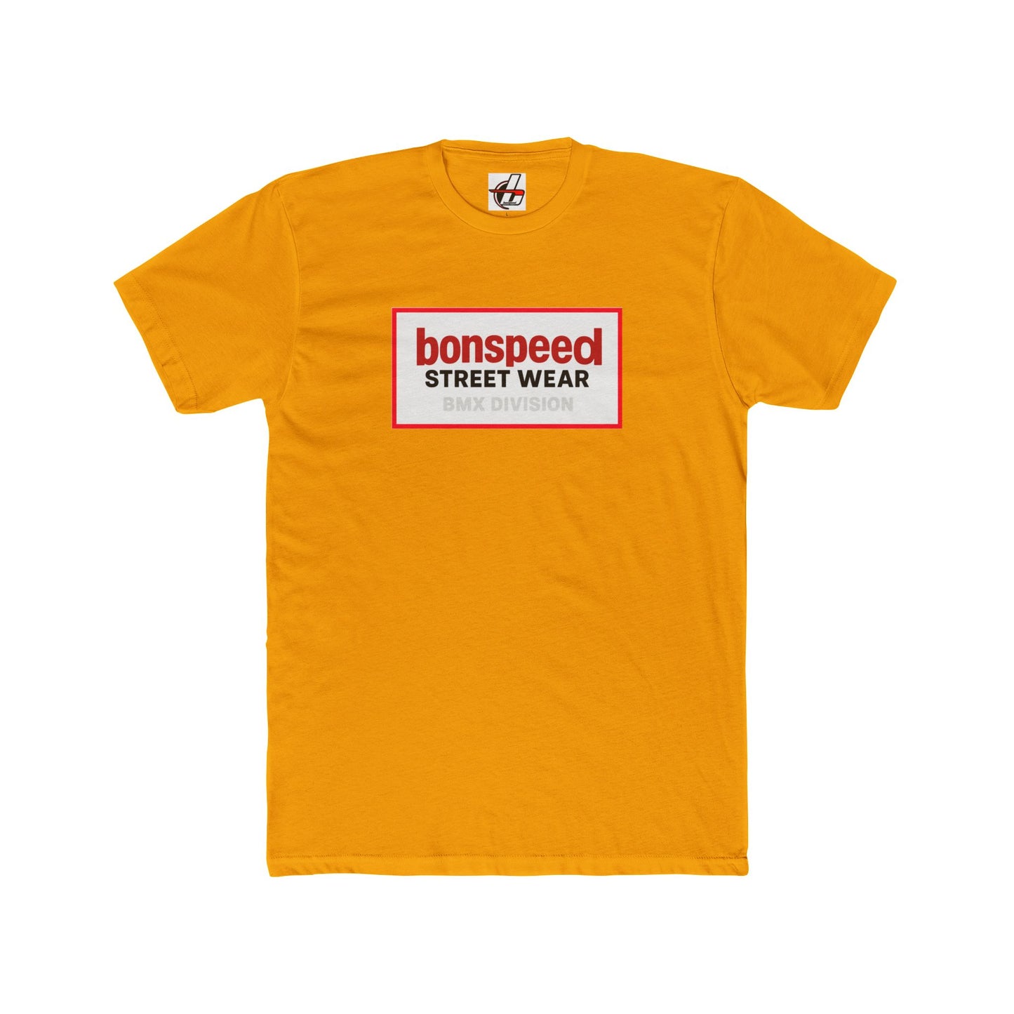 bonspeed Streetwear BMX Division Tee — Retro BMX Cross Up Graphic T-Shirt