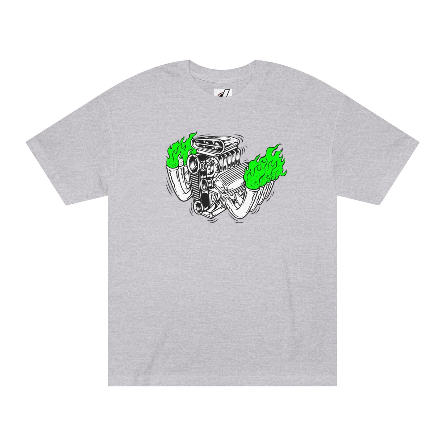 Fink Flame Graphic Tee | Giant Greens Falmes, Ed Roth, Rat Fink Style, Hot Rod Drag Race Shirt