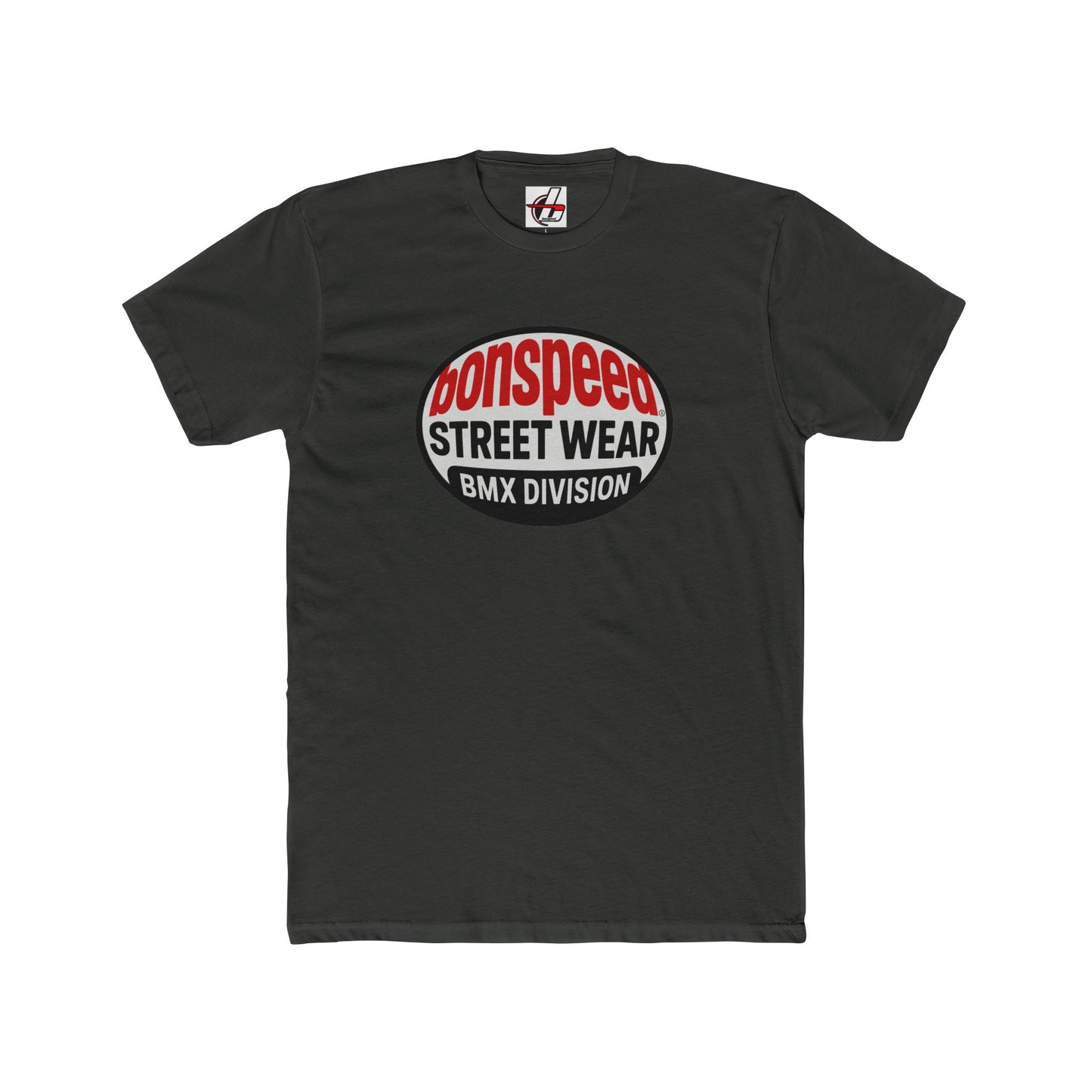 Bonspeed Street Wear BMX Division Tee — Retro Graphic T-Shirt, Old School Vintage Fisheye BMX