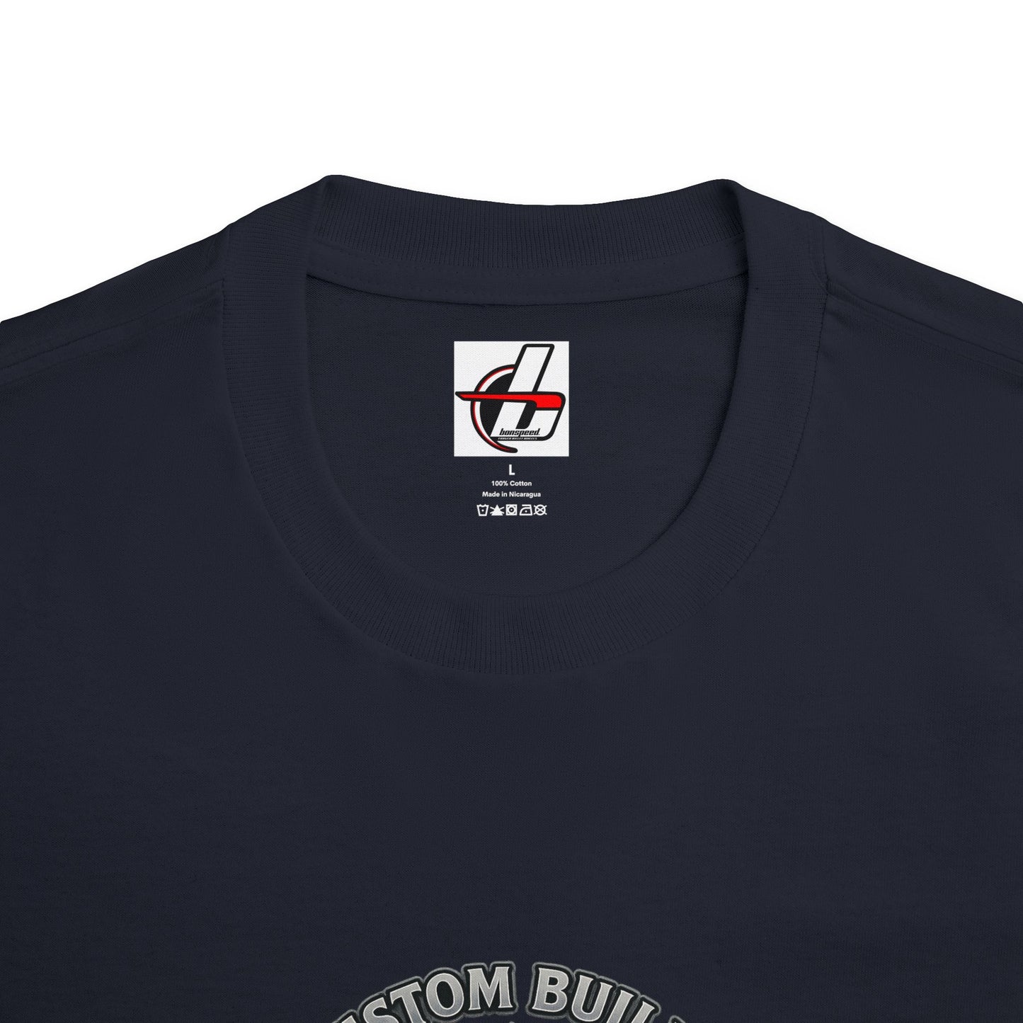 Kustom Builds Los Angeles T‑Shirt — Eagle on Wheel Vintage Car Shop Tee with All Seeing Eye, bonspeed Street Wear