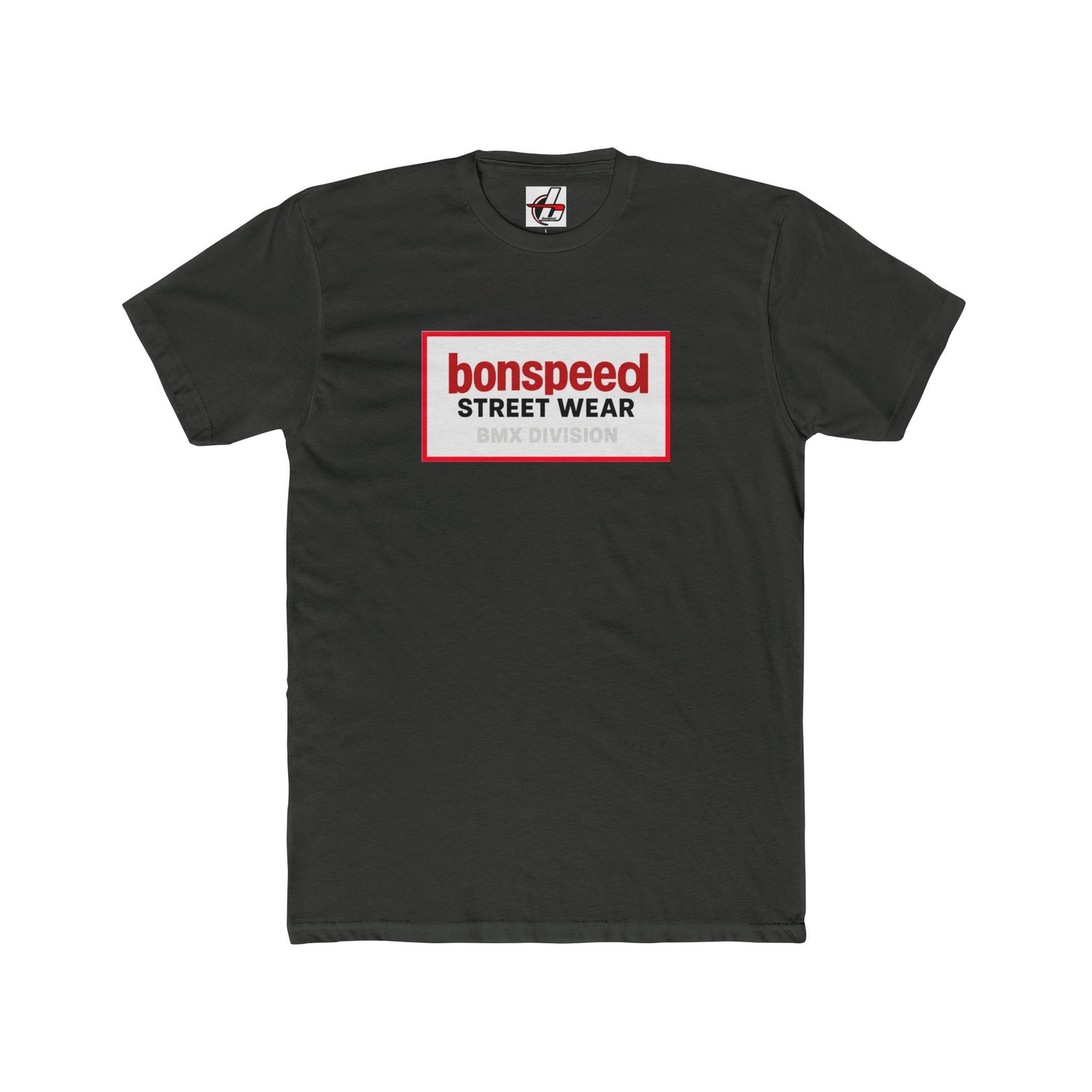bonspeed Streetwear BMX Division Tee — Retro BMX Cross Up Graphic T-Shirt