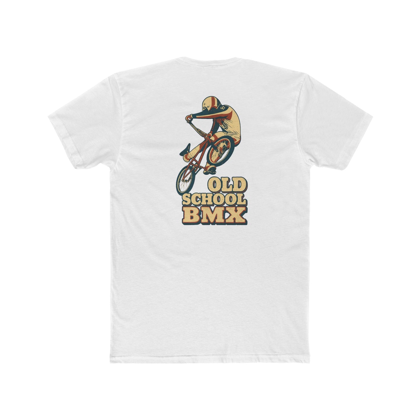 Old School BMX Rider T-Shirt Vintage BMX Graphic Big Jump Tee, bonspeed Street Wear