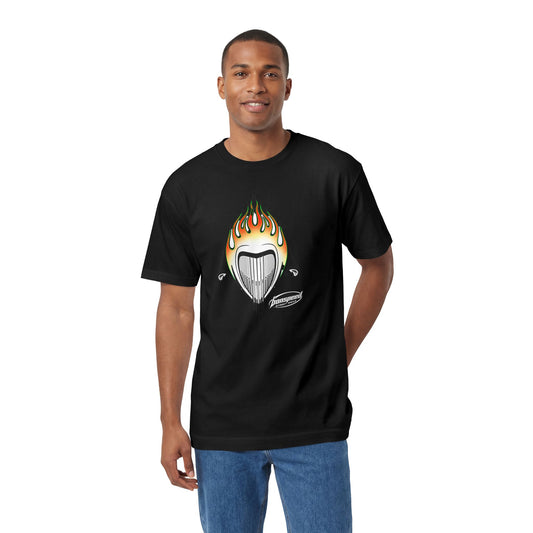 Michael Anthony's Grill on Fire Tee - Hot Rod Roadster T-shirt