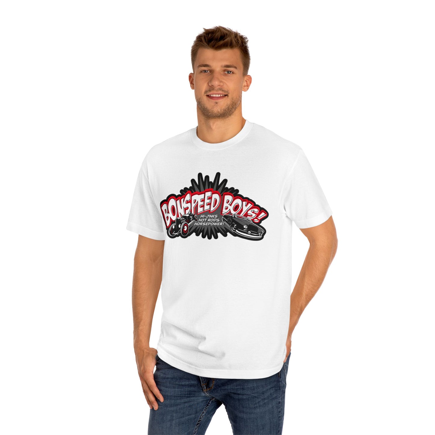 bonspeed Boys Graphic Hot Rod T-shirt, Live the bonspeed Street Wear Lifestyle