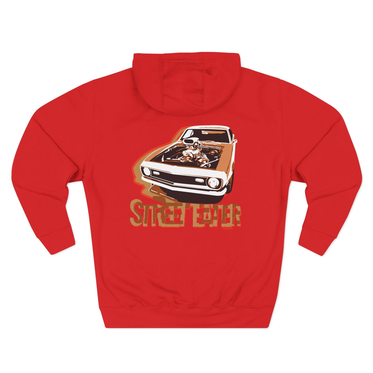 Street Eater Hoodie - Cool Car Graphic, Unisex Fleece, Camaro Street Machine