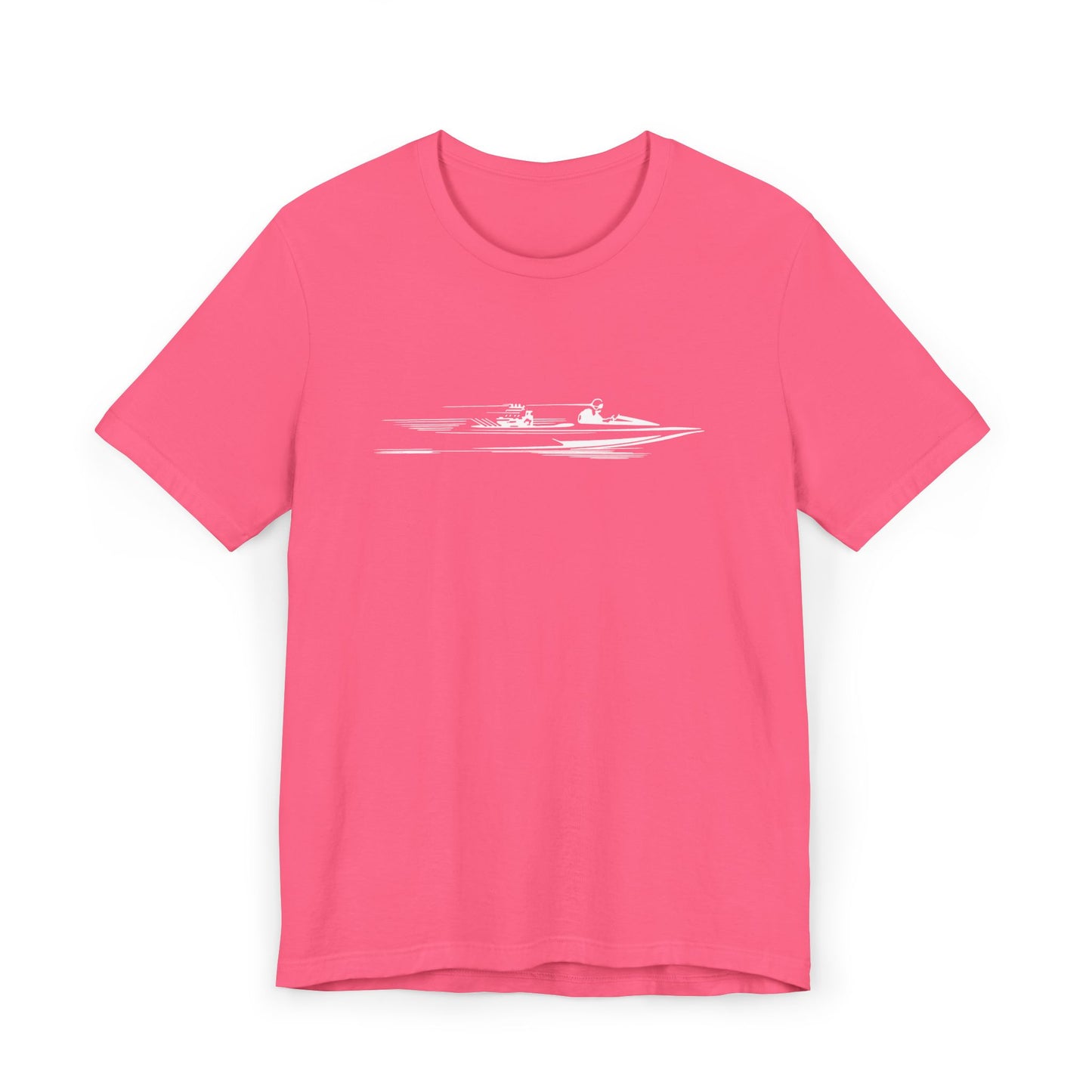 Water ICON Women's T-Shirt with Minimalist Boat Design, Perfect for Casual Outings, Gifts, or Adventures, bonspeed Street Wear