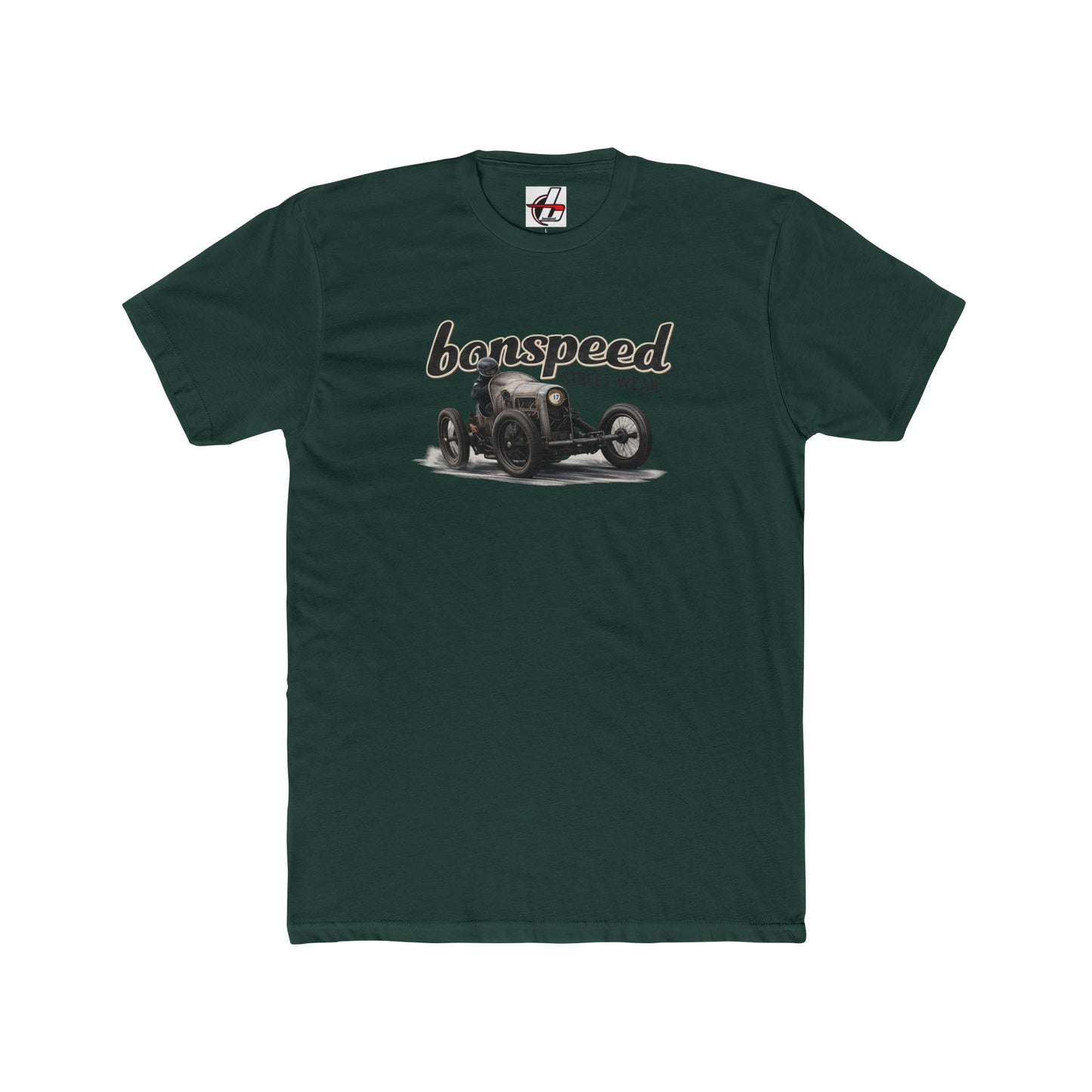 bonspeed Street Wear Vintage Race Car Tee — Sunday and Sideways in a Vintage Racer T-Shirt