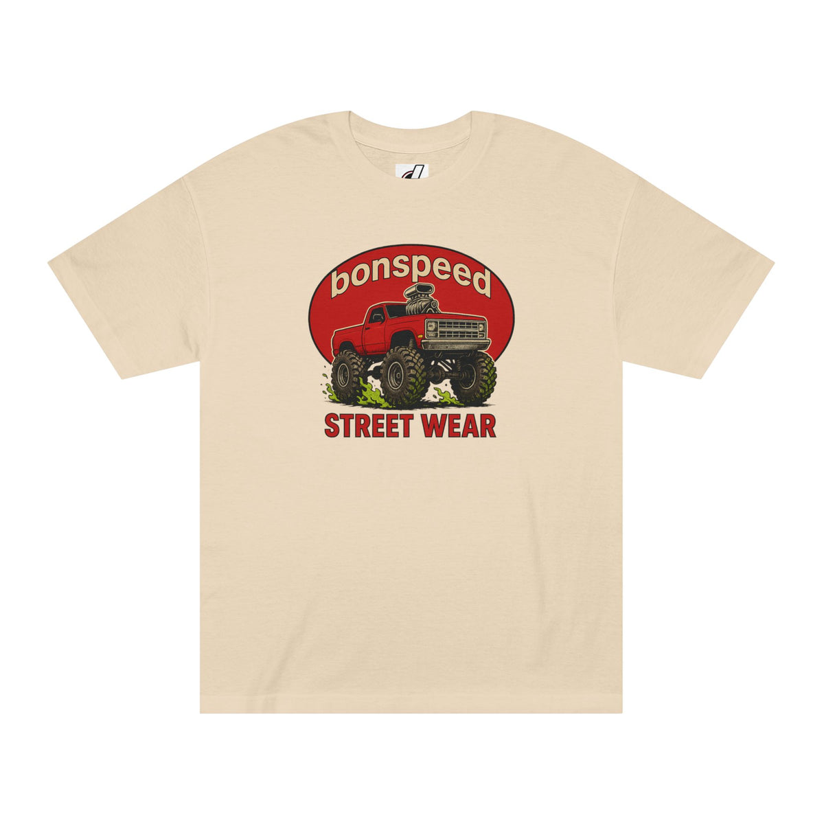 4X4 Square Body Pick Up bonspeed Street Wear Tee — Truck Graphic T-Shirt, Monster Truck