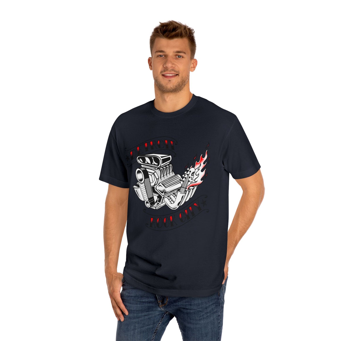 Detroit Rock City Tee, Vintage Car Lover Shirt, Unisex T-Shirt, Blower Motor