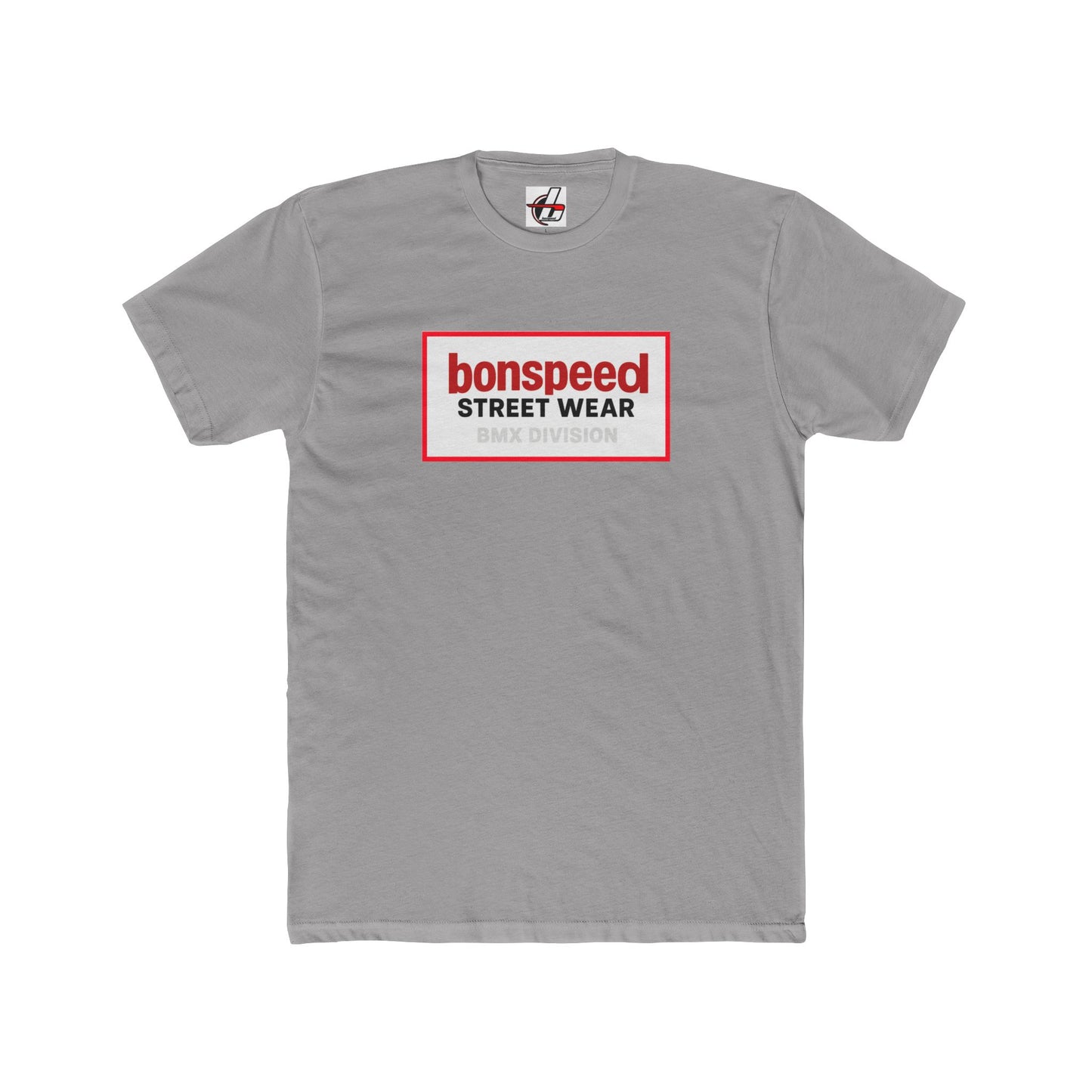 bonspeed Streetwear BMX Division Tee — Retro BMX Cross Up Graphic T-Shirt