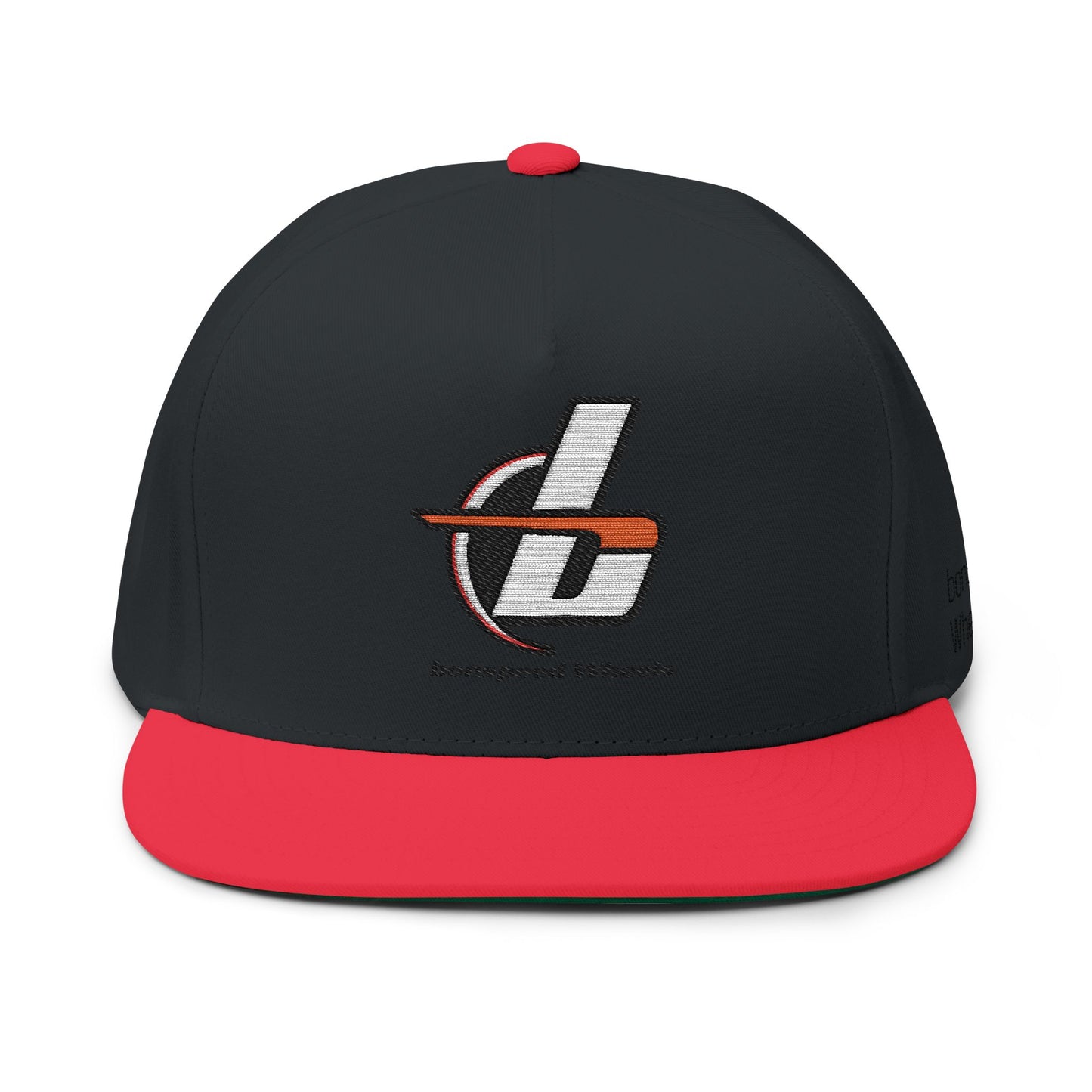 bonspeed Wheels Flat Bill Cap, Embroidered Design, Customizable Headwear, billet