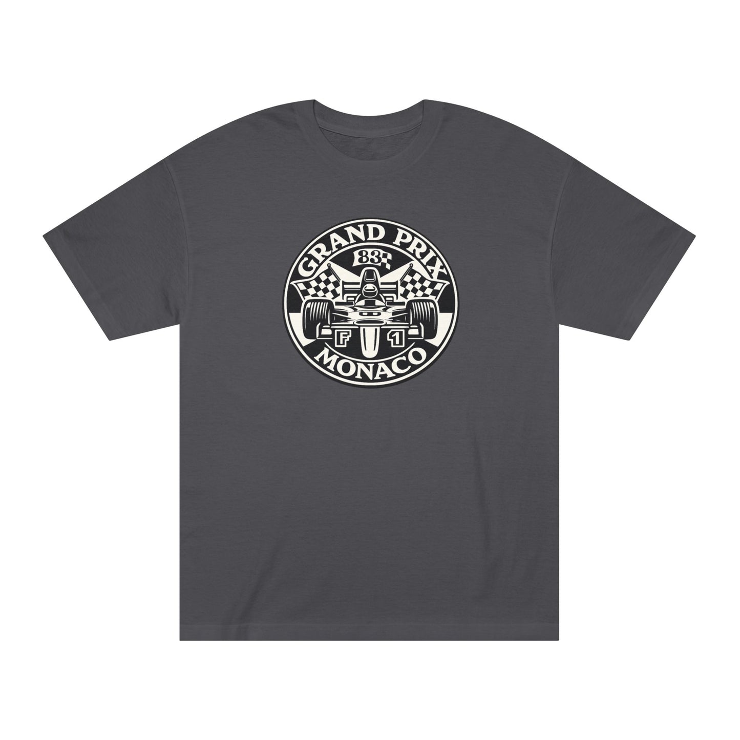 Monaco Grand Prix Racing Tee, Vintage F1 logo 1980s