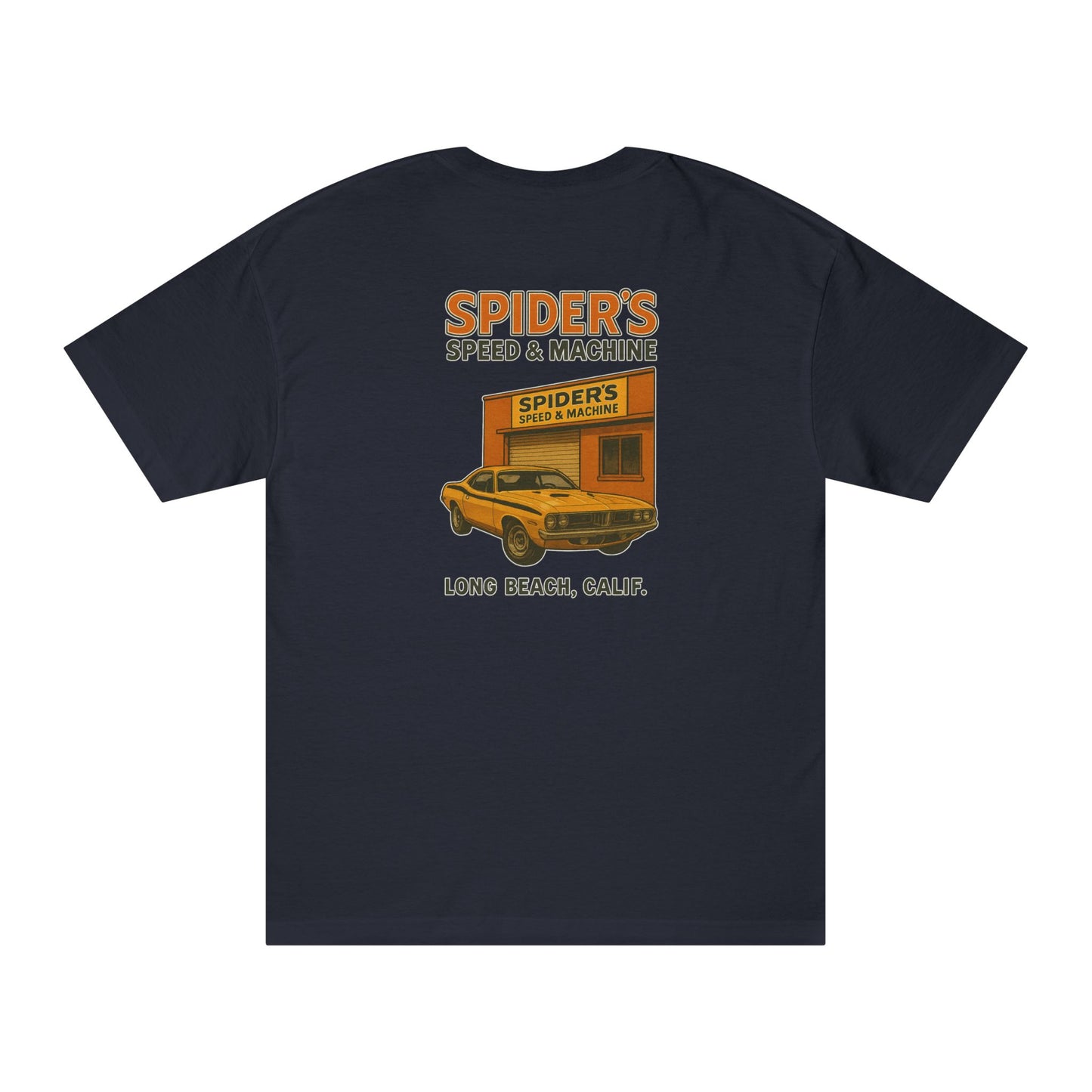 Spiders Speed & Machine Tee, Retro Speed Shop T-Shirt, bonspeed Street Wear