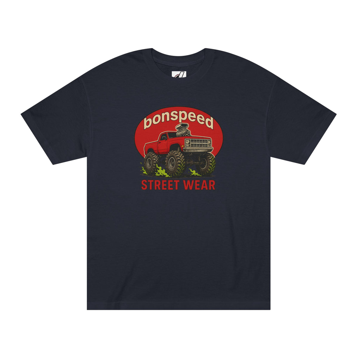 4X4 Square Body Pick Up bonspeed Street Wear Tee — Truck Graphic T-Shirt, Monster Truck
