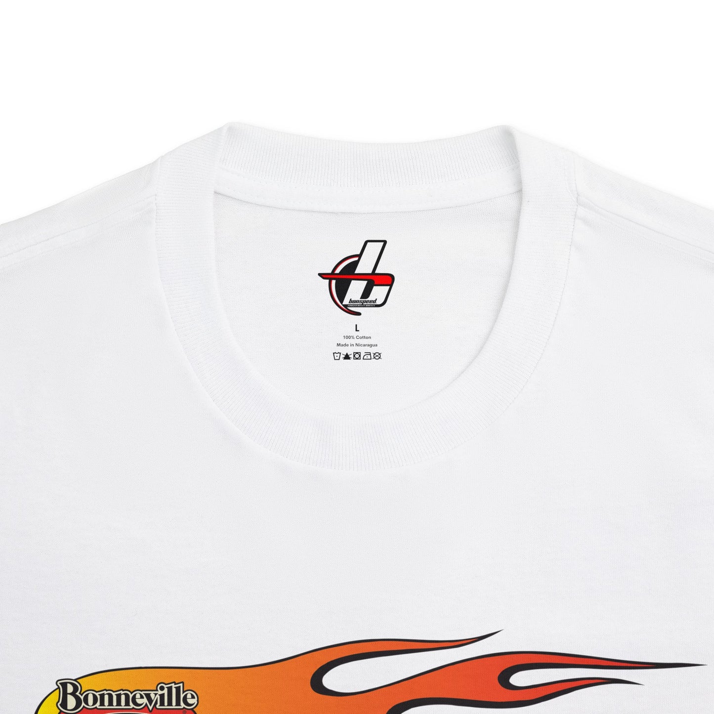 Flame Graphics Reissue Bonneville Speed & Supply Tee, bonspeed Graphic T-Shirt