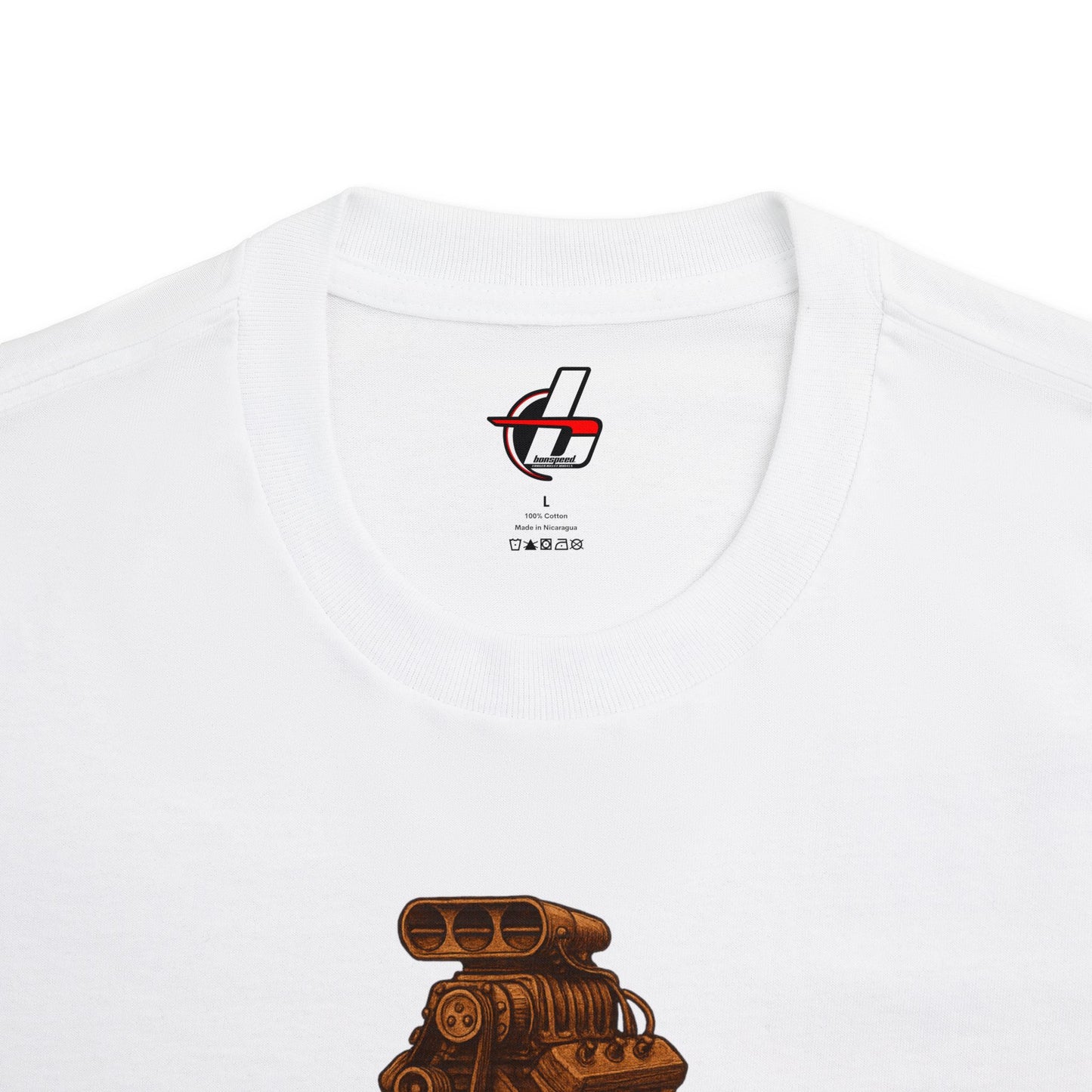 Tiki Top Fueler T-Shirt, Tiki Totem, Motor, Drag Race bonspeed Style