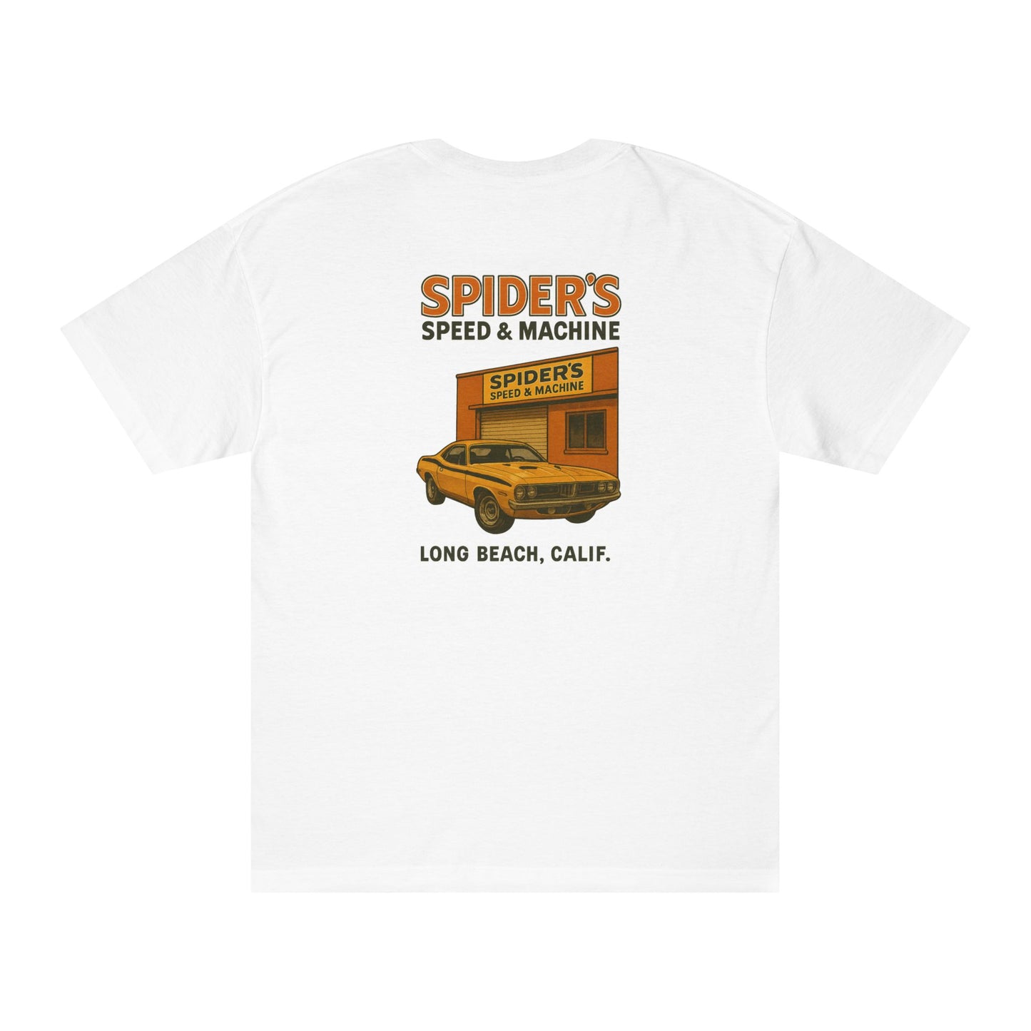 Spiders Speed & Machine Tee, Retro Speed Shop T-Shirt, bonspeed Street Wear