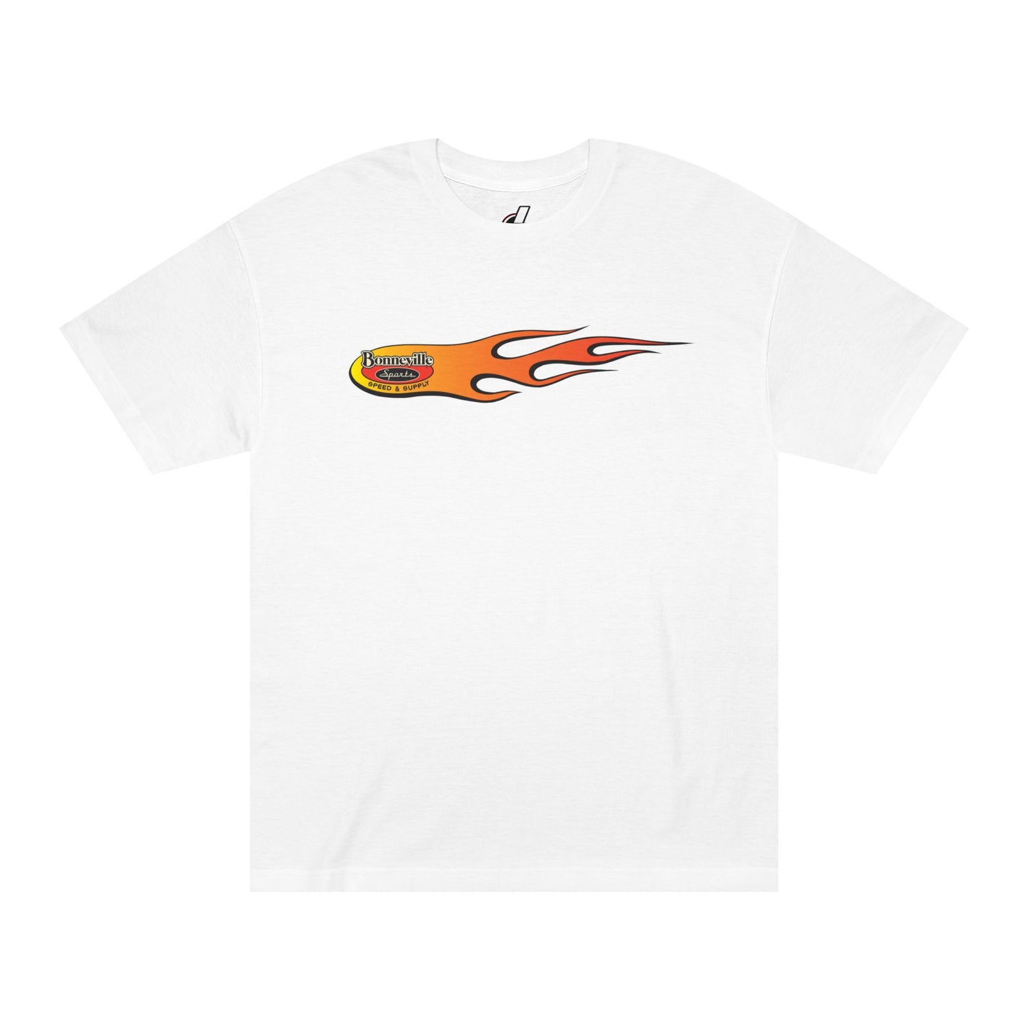 Flame Graphics Reissue Bonneville Speed & Supply Tee, bonspeed Graphic T-Shirt