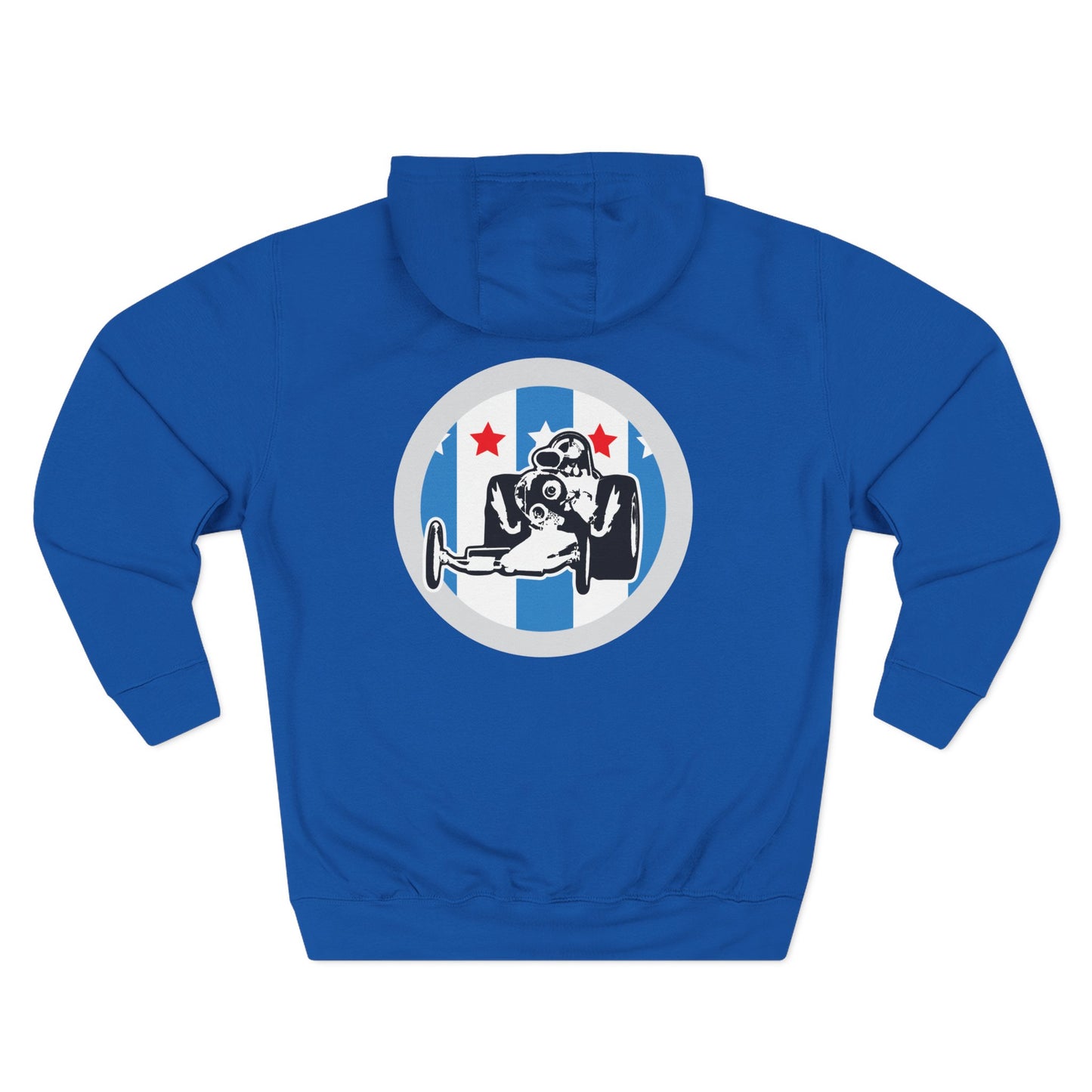 Top Fuel Dragster Fleece Hoodie - Vintage Drag Racing, bonspeed Street Wear