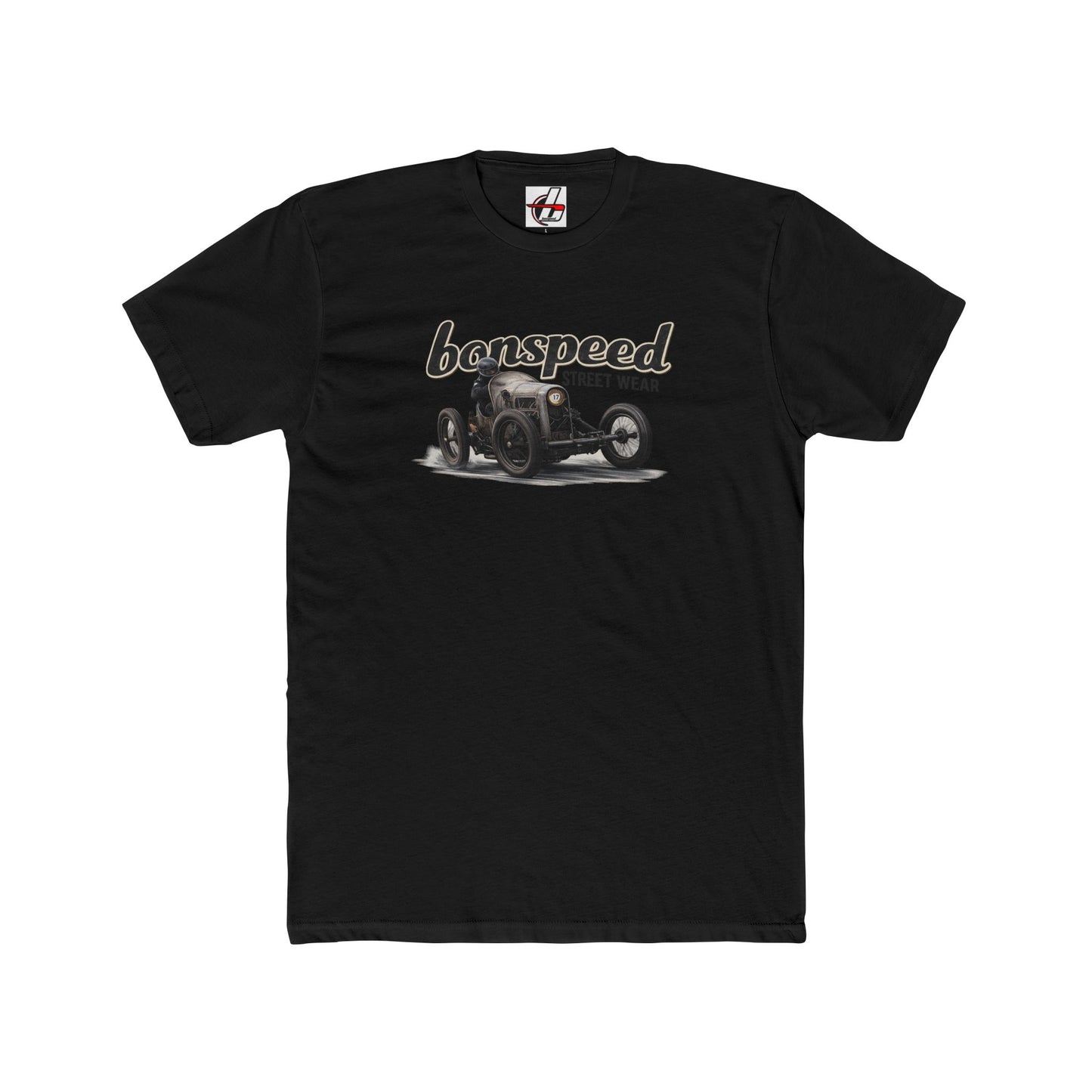 bonspeed Street Wear Vintage Race Car Tee — Sunday and Sideways in a Vintage Racer T-Shirt