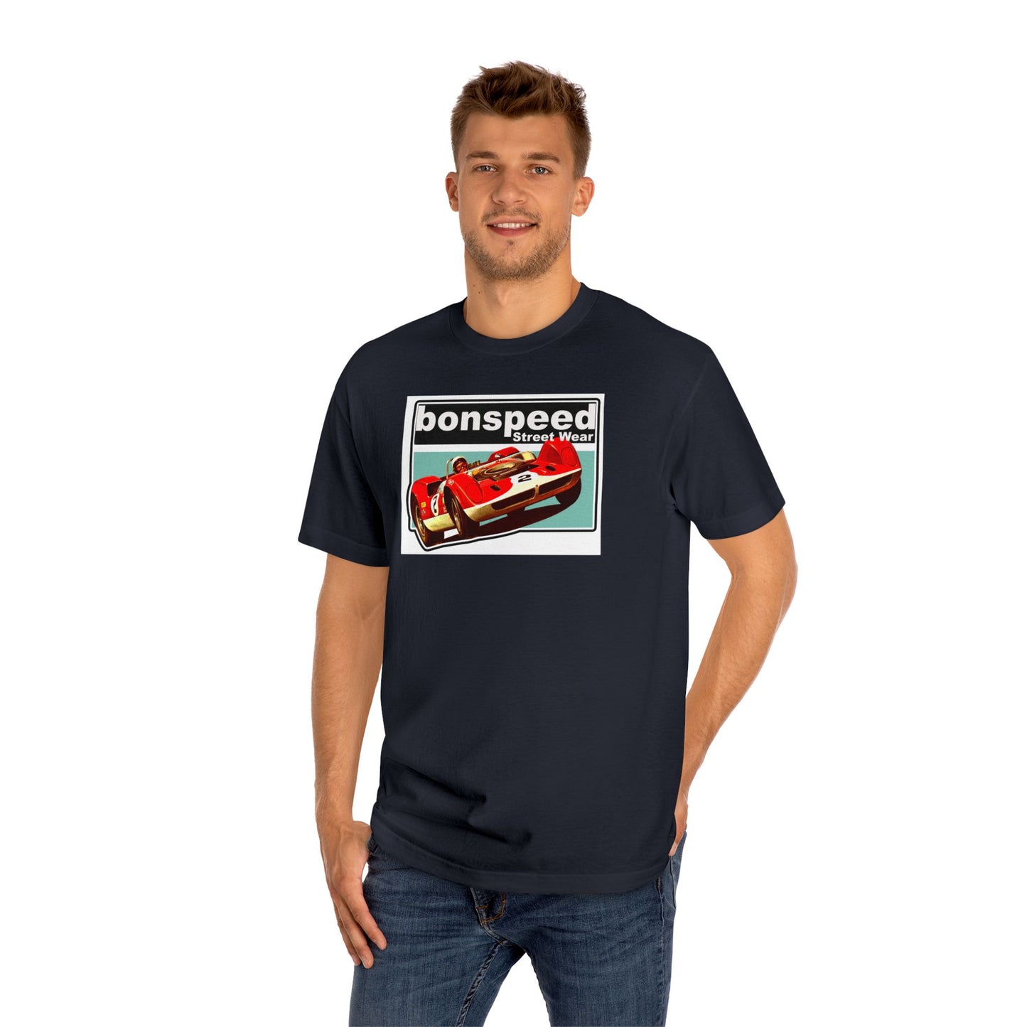 Retro Racing Classic Tee - McLaren Car Graphic Shirt, Perfect for Car Enthusiasts, Casual Wear, Gifts, Streetwear