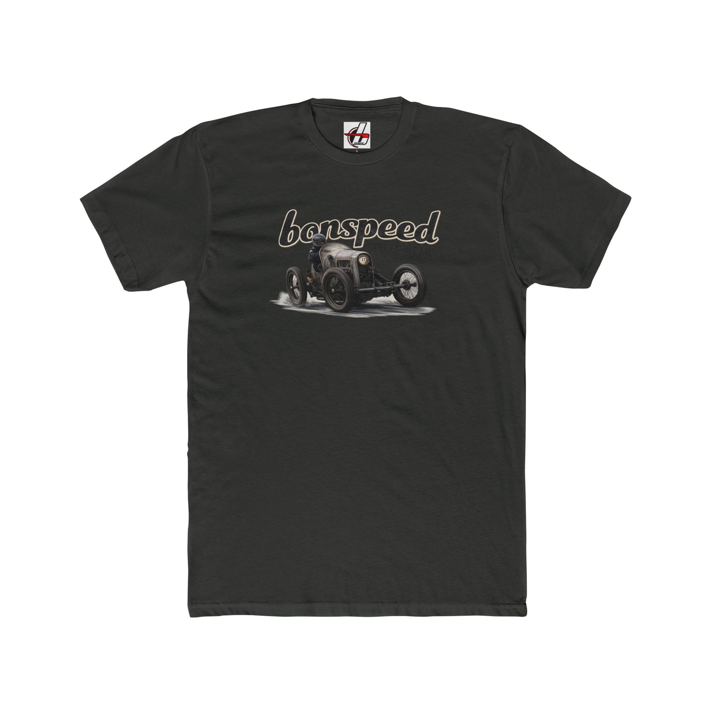 bonspeed Street Wear Vintage Race Car Tee — Sunday and Sideways in a Vintage Racer T-Shirt