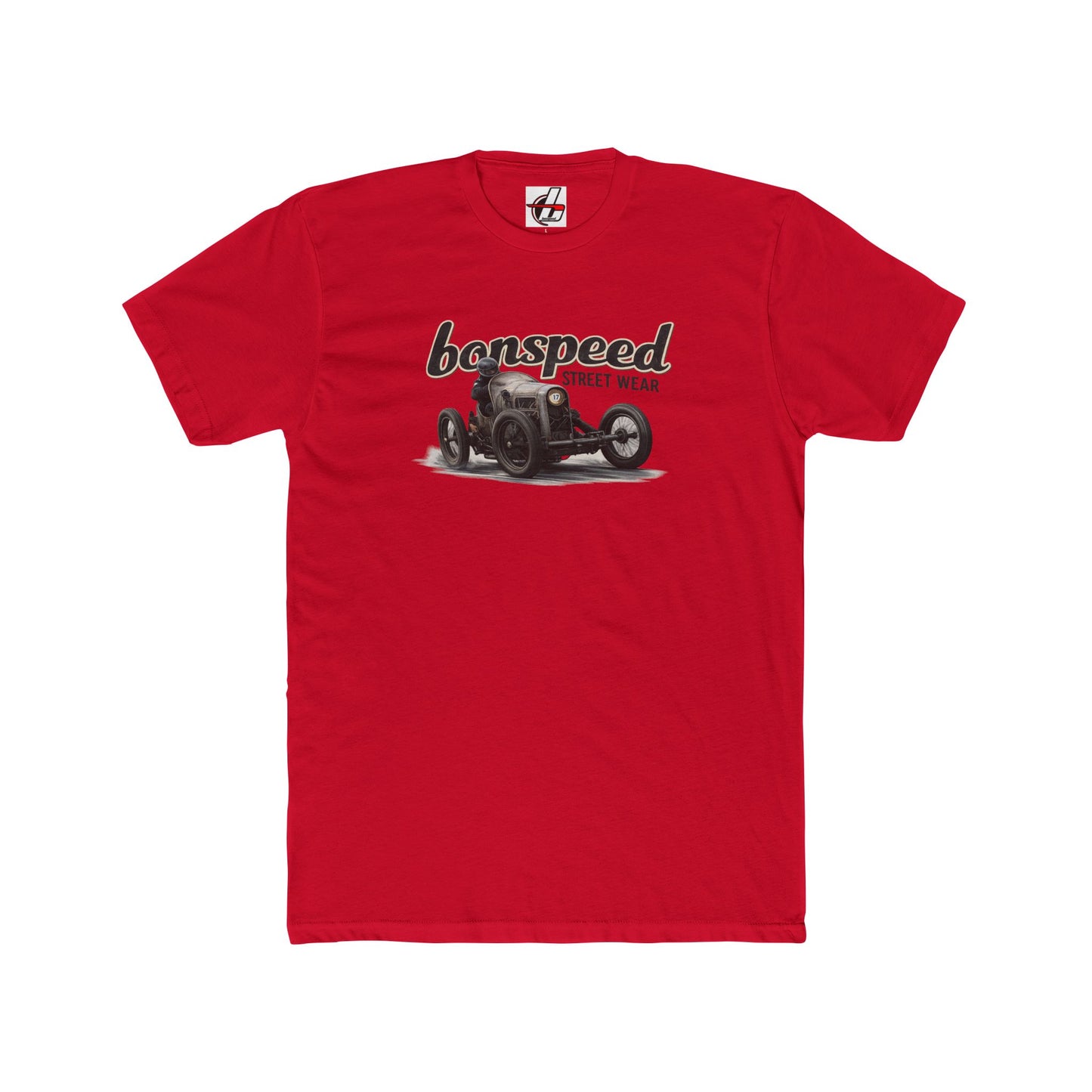bonspeed Street Wear Vintage Race Car Tee — Sunday and Sideways in a Vintage Racer T-Shirt