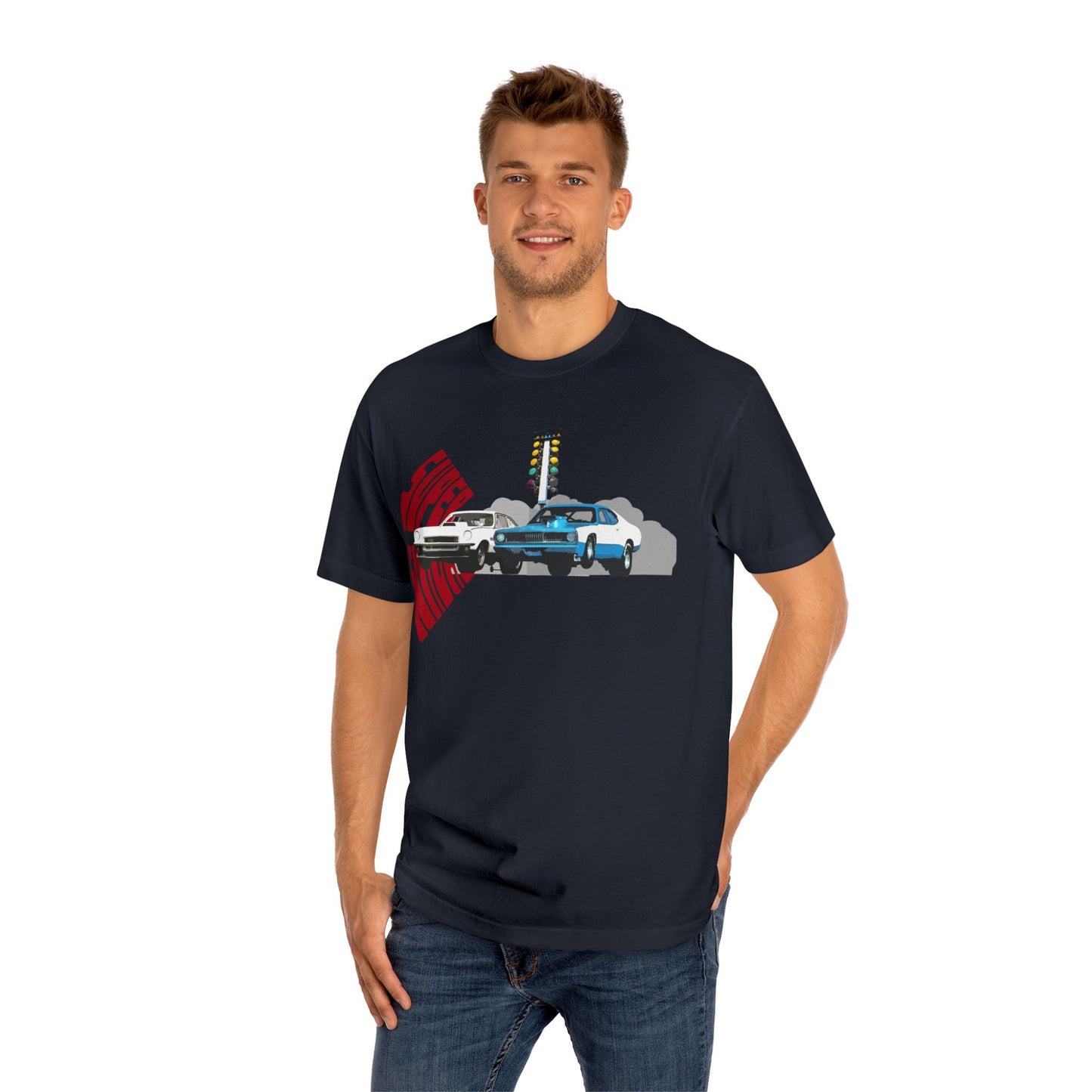 Super Sunday Pro Stock Drag Race Tee, Vintage Drag Racing Duster & Vega Race