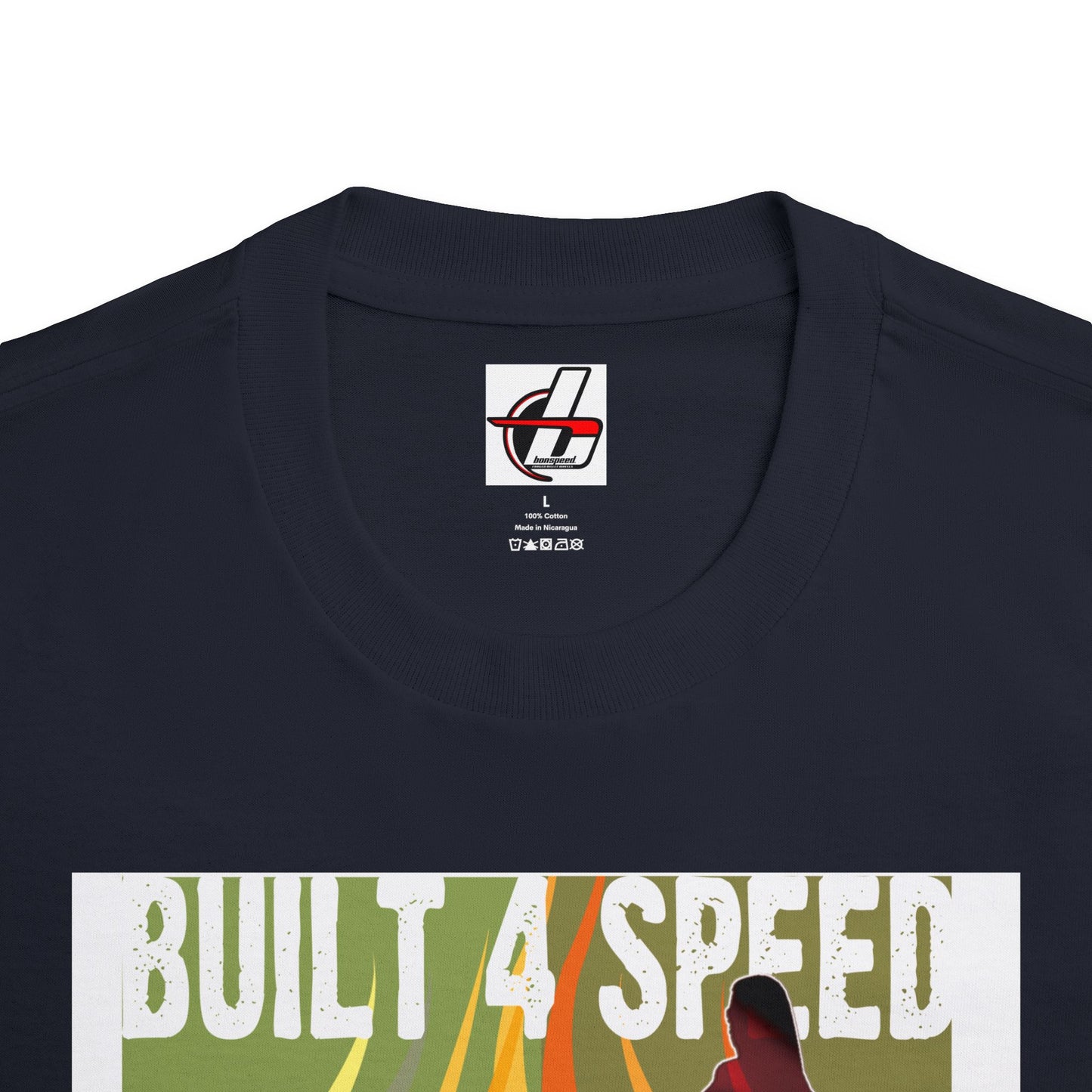 Hot Rod Built 4 Speed Tee, Car Lover Shirt, Roadster, Flames, bonspeed Original