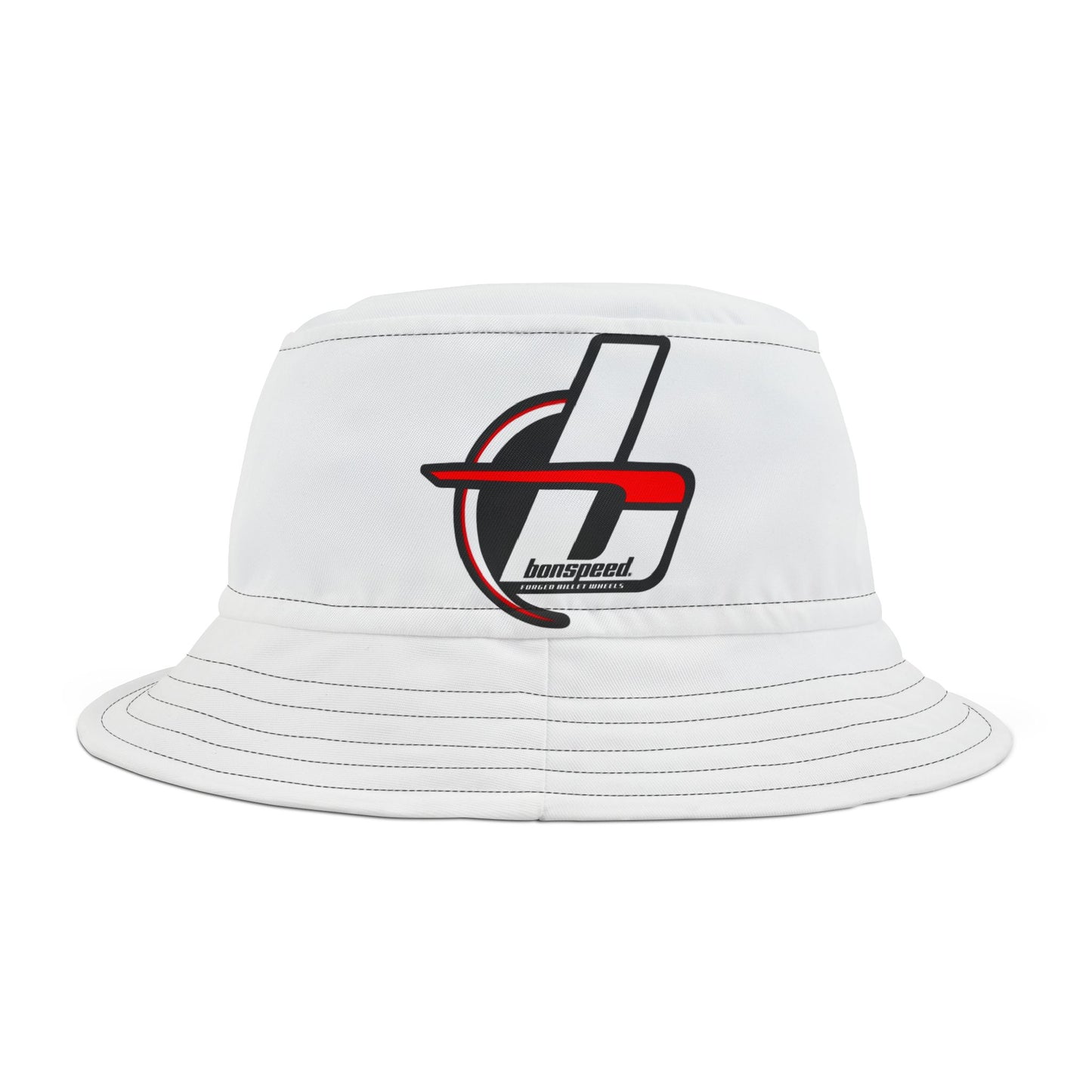 bonspeed Wheels Bucket Hat, Graphic Sun Hat, Billet Wheels, Streetwear Headwear