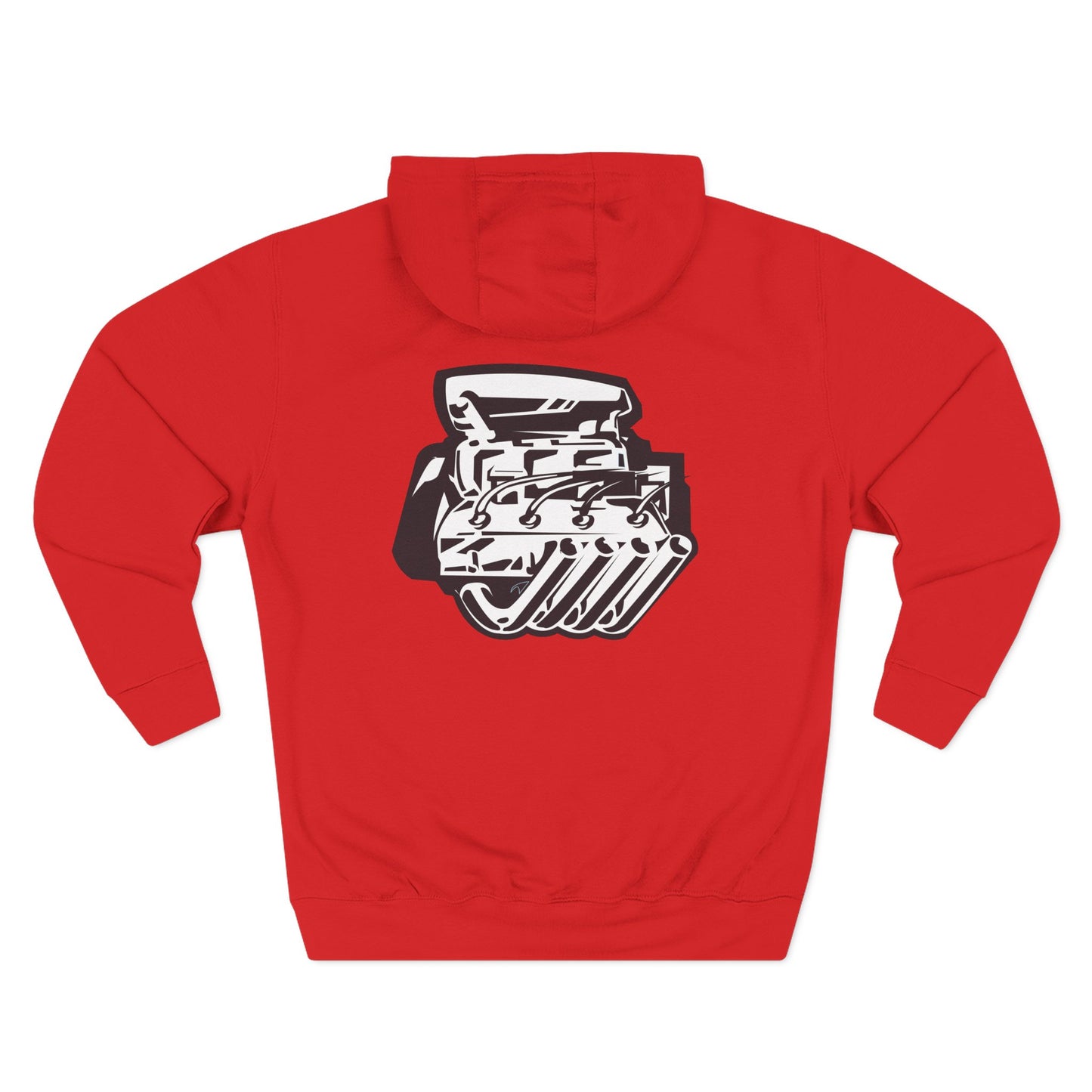 Hemi Horsepower Fleece Hoodie, Top Fuel Motor, Drag Racing, bonspeed Street Wear