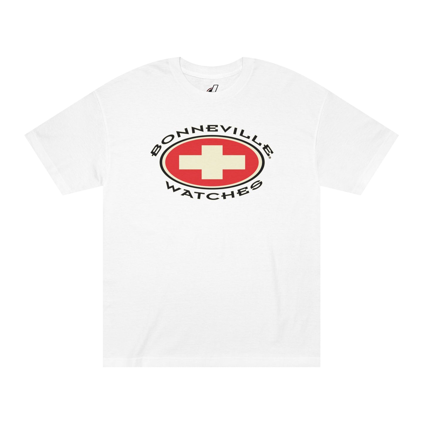 Bonneville Swiss Watches Classic Tee, Swiss Made logo Bonneville Chronograph