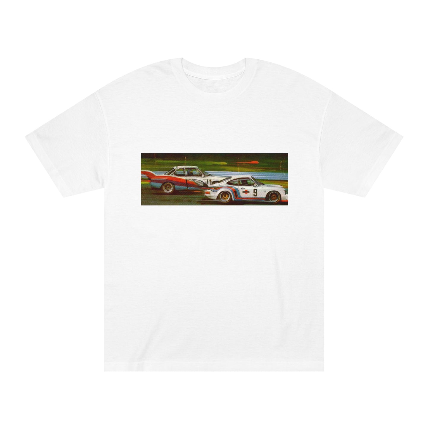 Racing-Themed Trans-Am Classic Tee | Porsche & BMW, Motorsport T-Shirt BLK & WHT