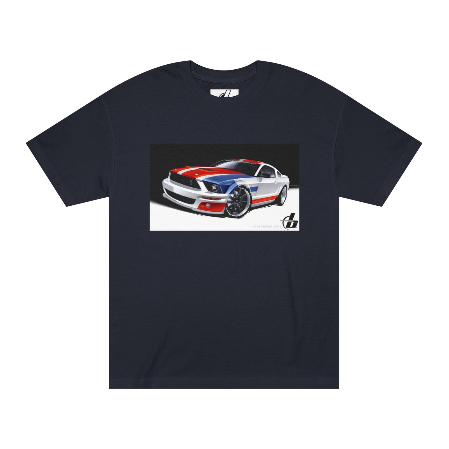 bonspeed Concept Mustang Graphic T-Shirt, Retro Car Shirt, Automotive Gift Tee