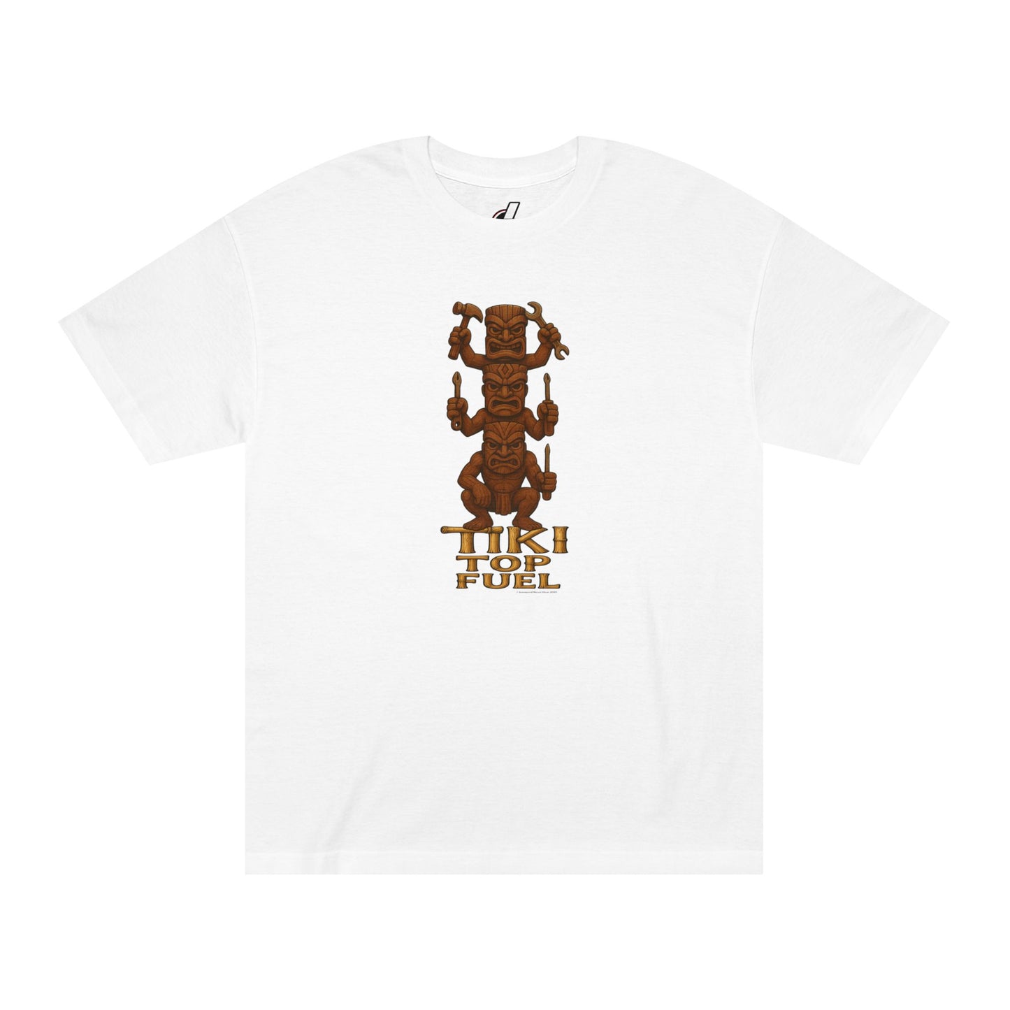 Tiki Top Fuel Tee, Unisex Graphic Shirt, Tiki Totem, bonspeed Street Wear