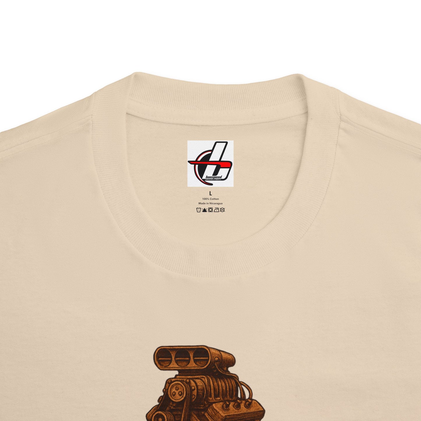 Tiki Top Fueler T-Shirt, Tiki Totem, Motor, Drag Race bonspeed Style