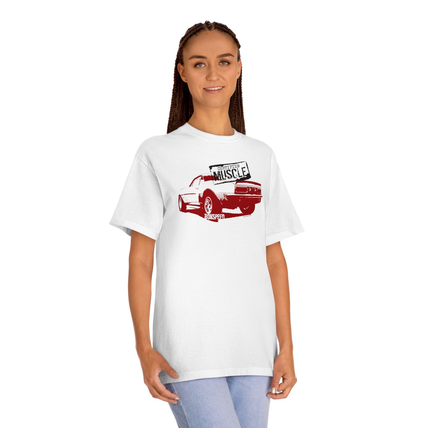 Certified Muscle bonspeed Tee, Muscle Car Camaro on Your Chest, T-Shirt