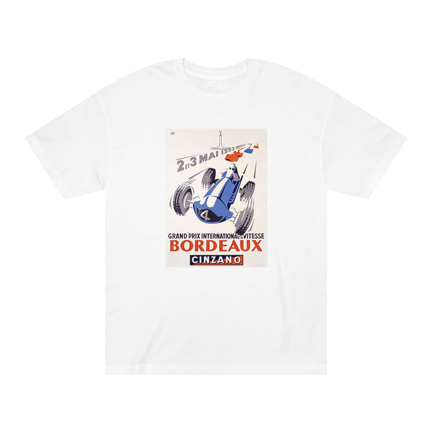 Vintage Racing Grand Prix Graphic Tee, Unisex Classic Tee, Car Racing T-Shirt