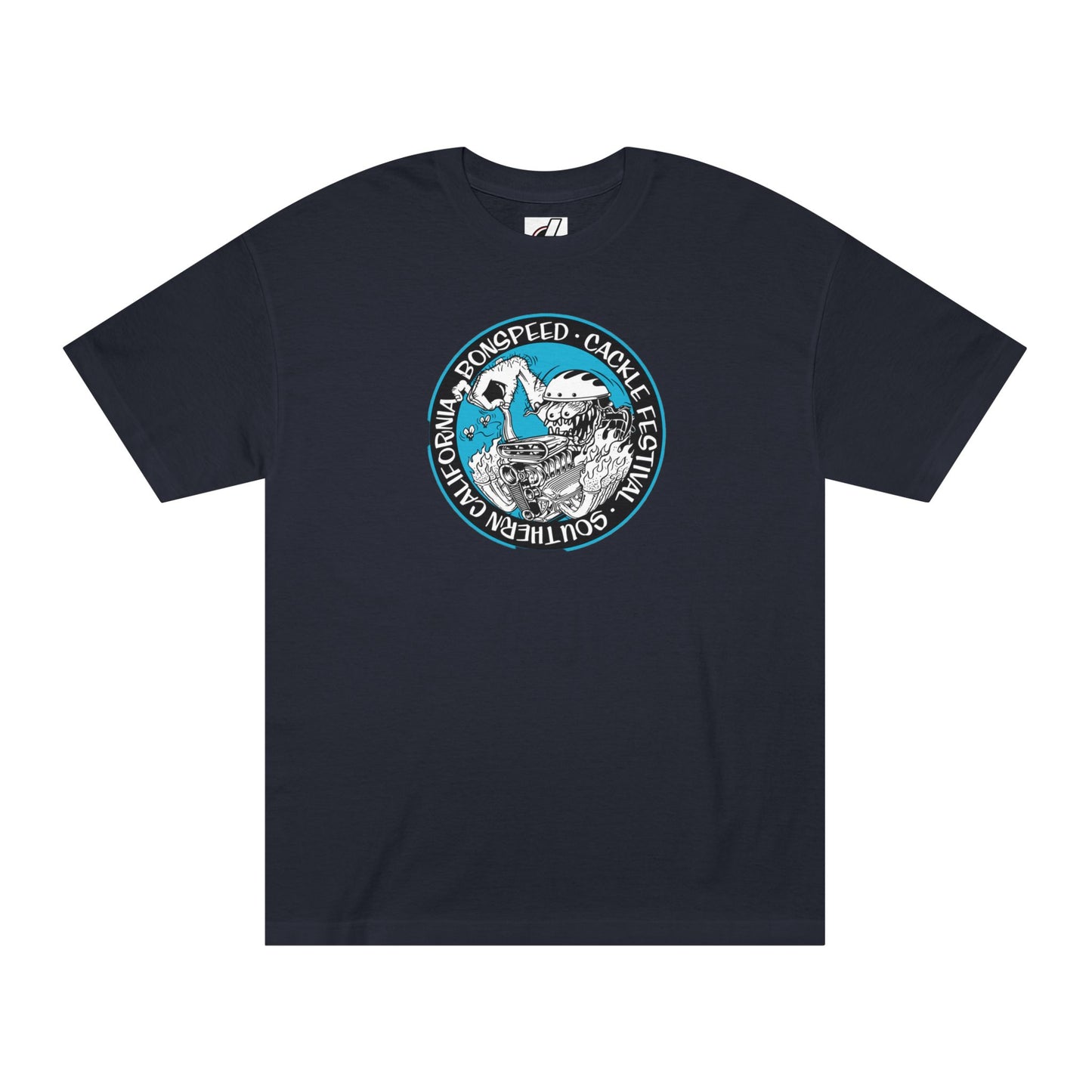 bonspeed CackleFest Tee, Fink Roth Vintage Style T-Shirt, Dragster, Monster