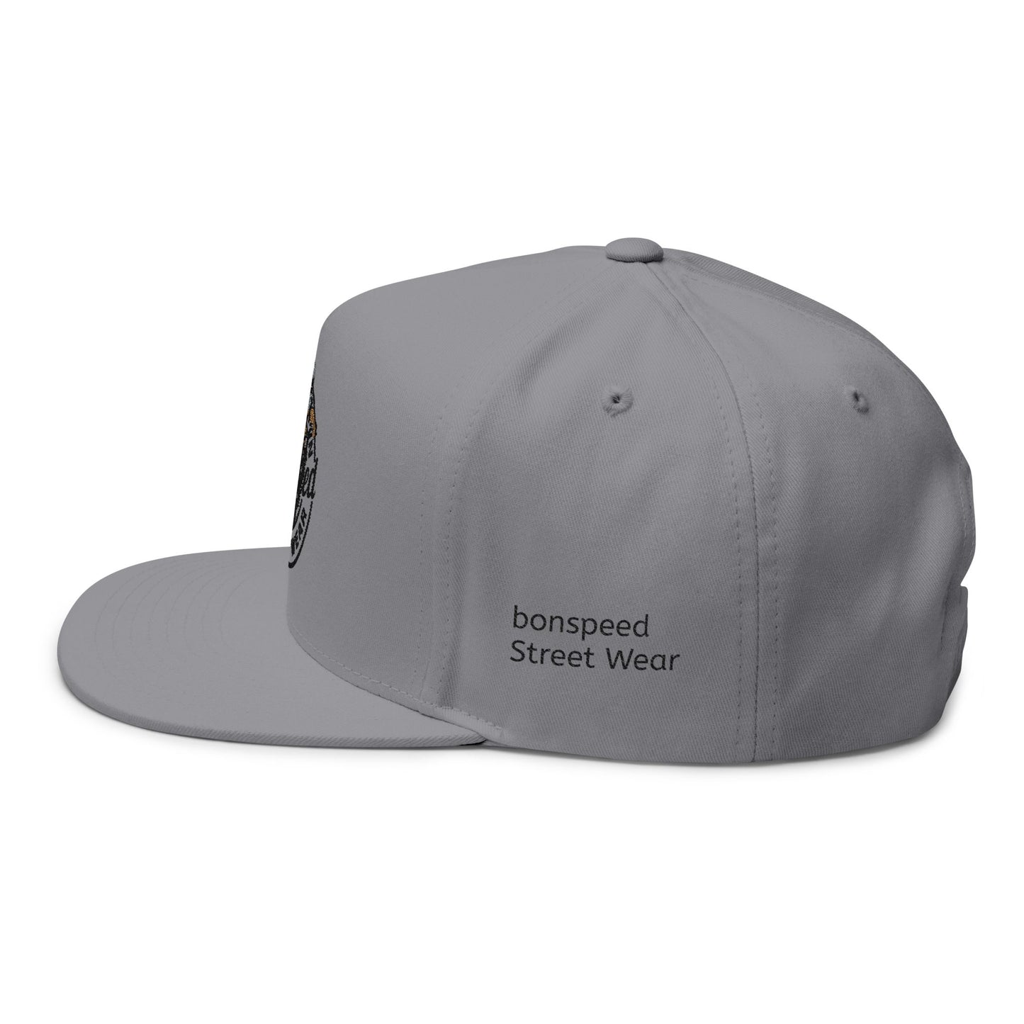 bonspeed Street Wear BMX Division Embroidered Flat Bill Cap Vintage BMX