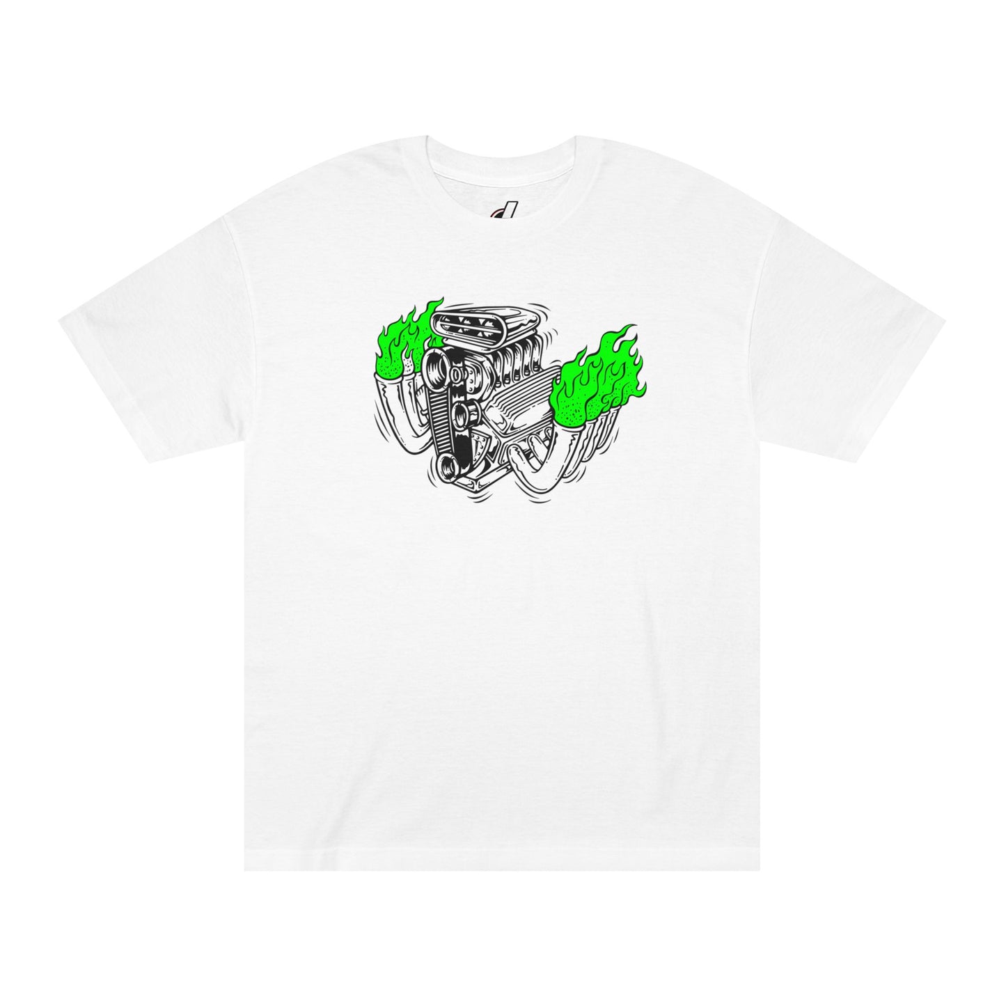 Fink Flame Graphic Tee | Giant Greens Falmes, Ed Roth, Rat Fink Style, Hot Rod Drag Race Shirt