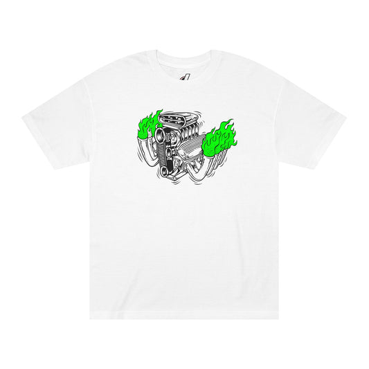 Fink Flame Graphic Tee | Giant Greens Falmes, Ed Roth, Rat Fink Style, Hot Rod Drag Race Shirt